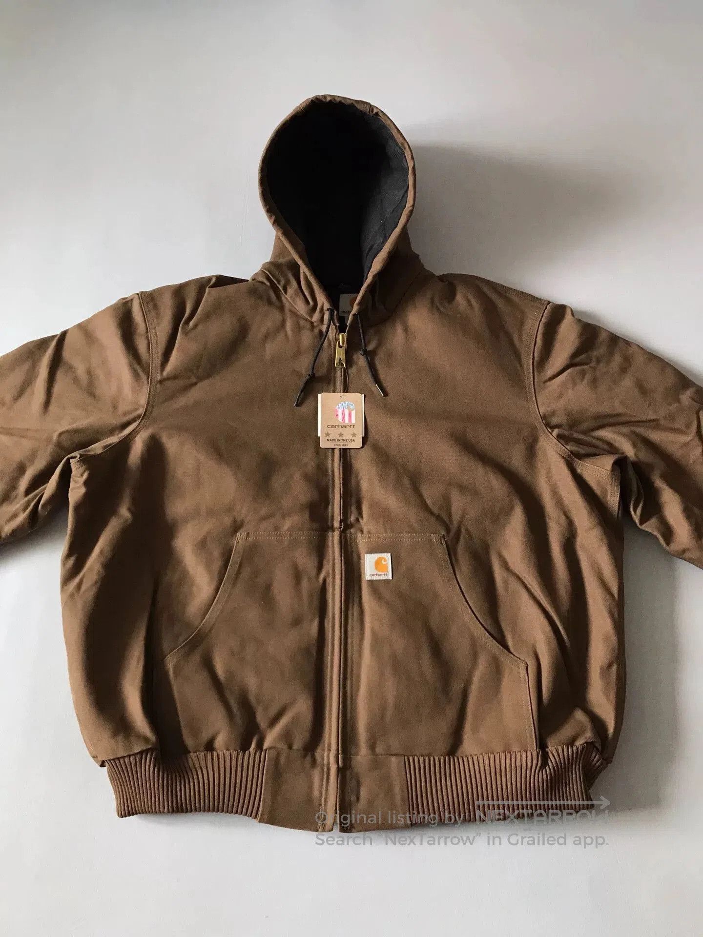 Carhartt Carhartt J140 Hooded Canvas Jacket. Size US XL / EU 56 / 4 - 4 Thumbnail