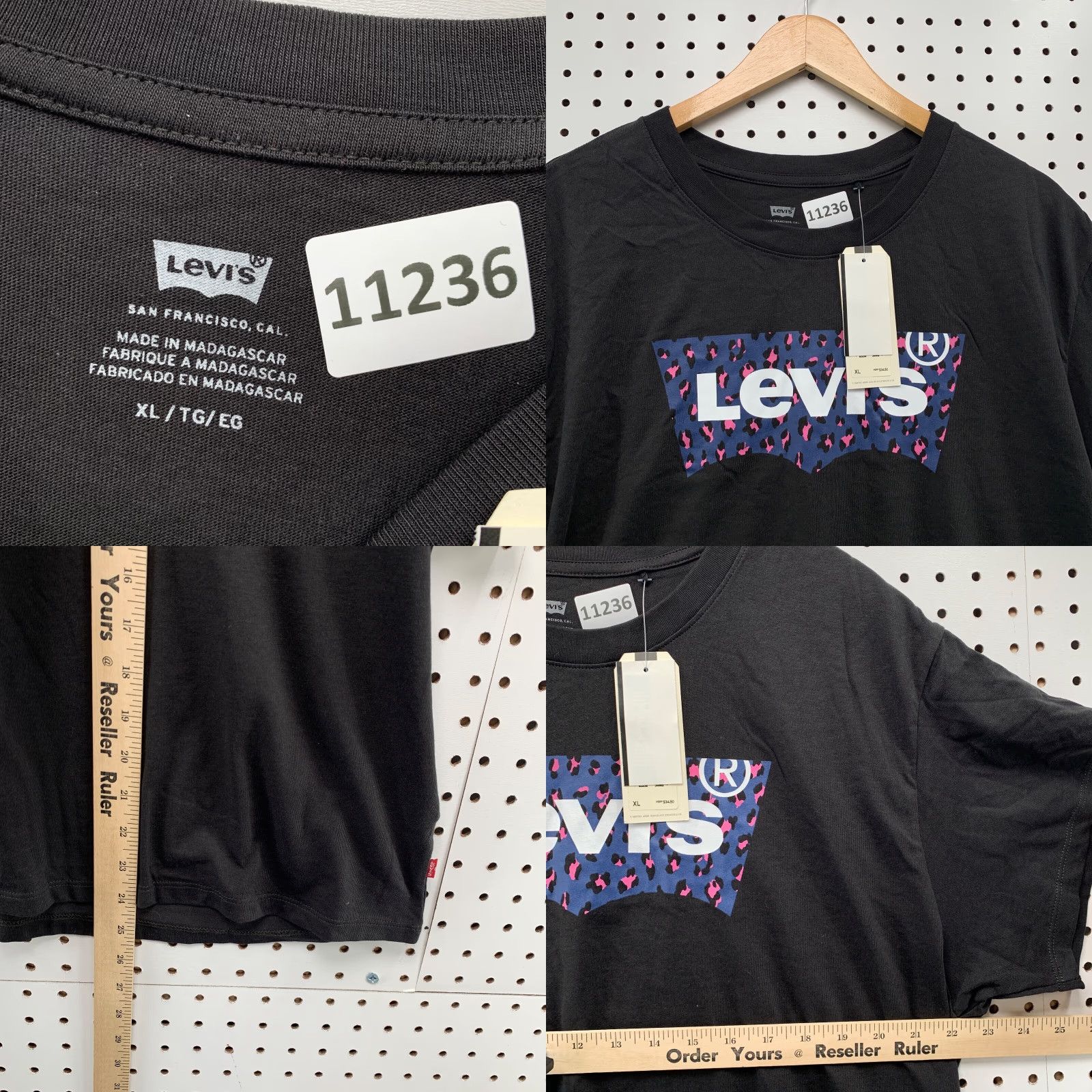 Levi's VINTAGE Levi's Shirt Womens XL Black Leopard Print Classic NWT T-Shirt Size XL / US 12-14 / IT 48-50 - 8 Thumbnail