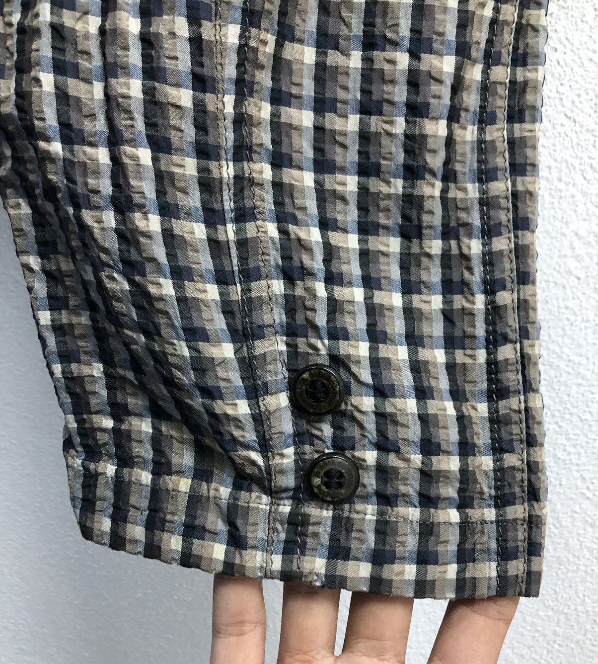 Aquascutum Vintage Aquascutum London Quilted Check Blazer – Medium Size M / US 6-8 / IT 42-44 - 10 Thumbnail