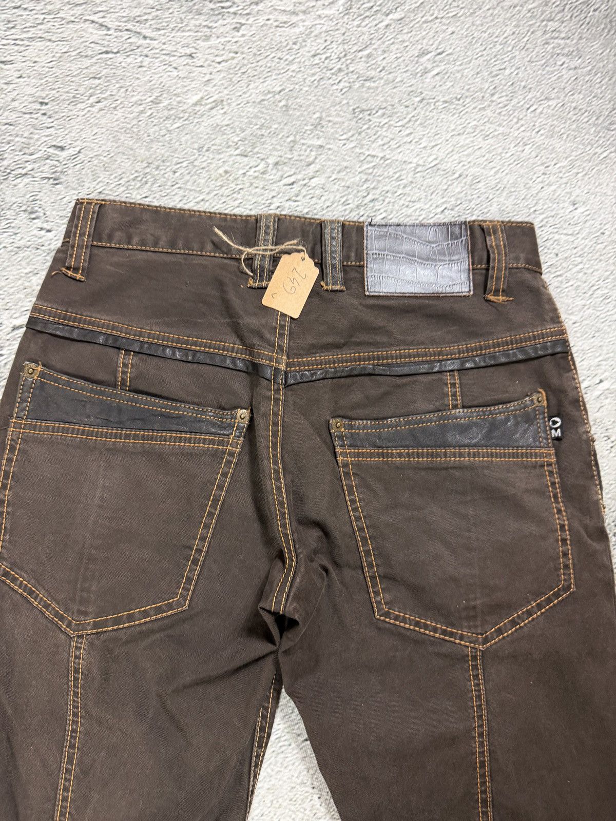 Morgan Homme Morgan Homme Y2K jeans flared brown Size 28" / US 6 / IT 42 - 5 Thumbnail