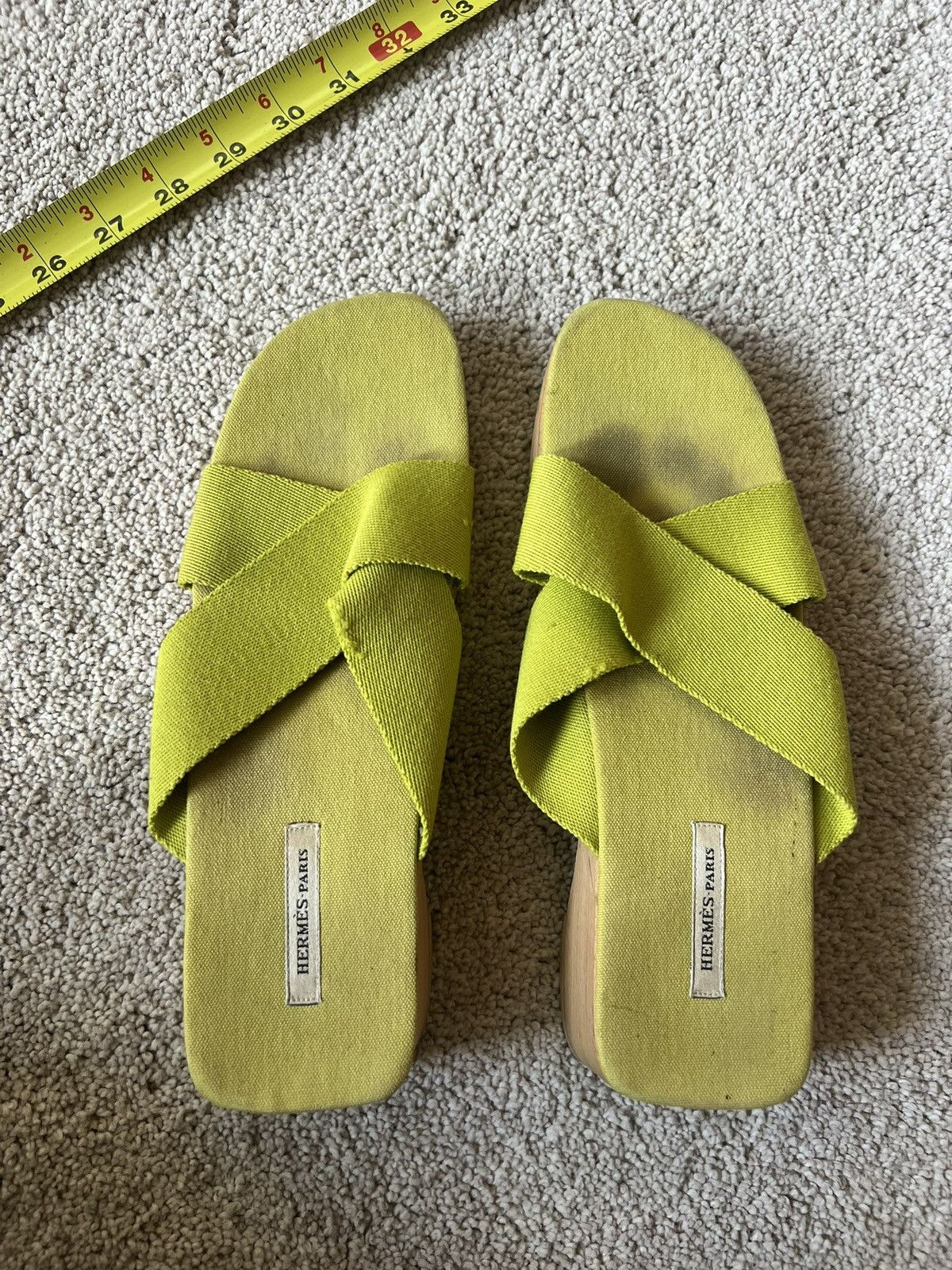 Hermes Hermès Margiela Era Runway Wood sandals Size US 8 / IT 38 - 4 Thumbnail
