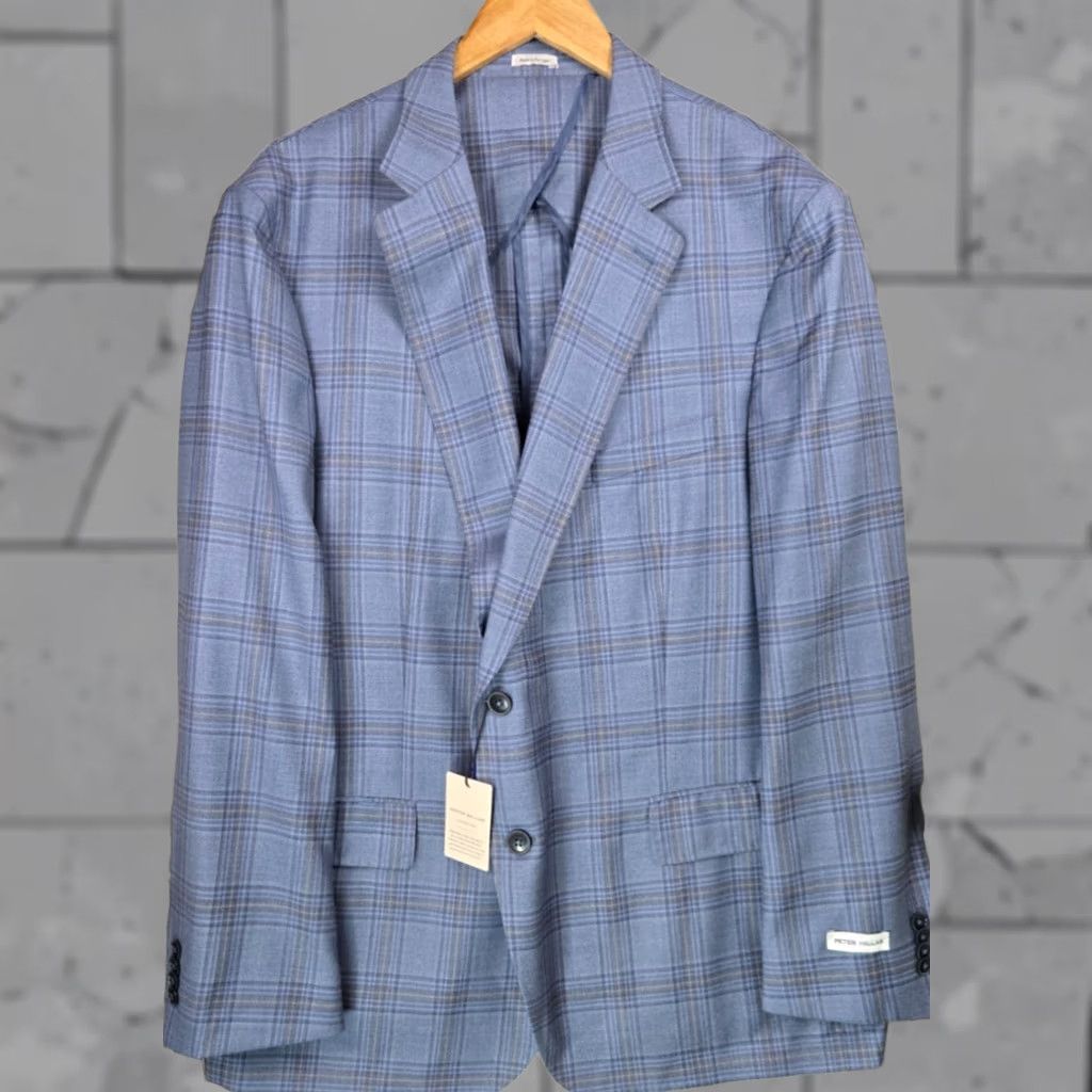 Peter Millar Peter Millar Jacket Blue 48 Wool Unlined Hyperlight Blazer Size 48R - 1 Thumbnail