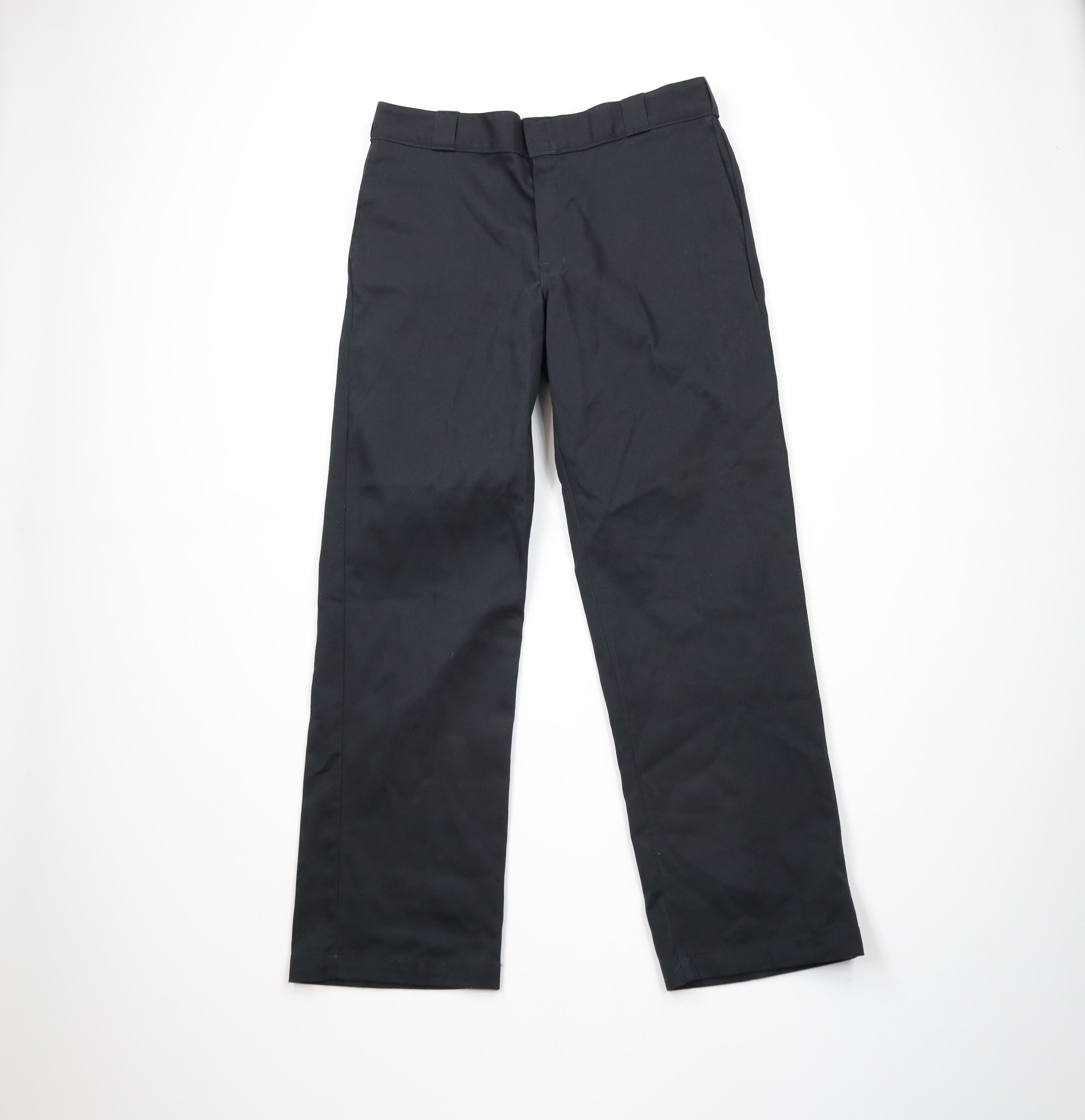 Dickies × Vintage Vintage Y2K Dickies Wide Leg Mechanic Workwear Pants Black Size US 36 / EU 52 - 1 Thumbnail