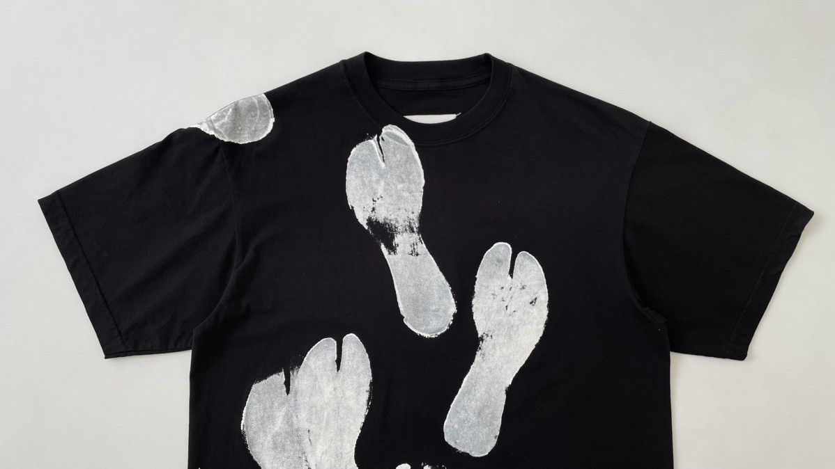 Maison Margiela 03 IF Artisanal Tabi Foot Print T Shirt Size US M / EU 48-50 / 2 - 4 Thumbnail