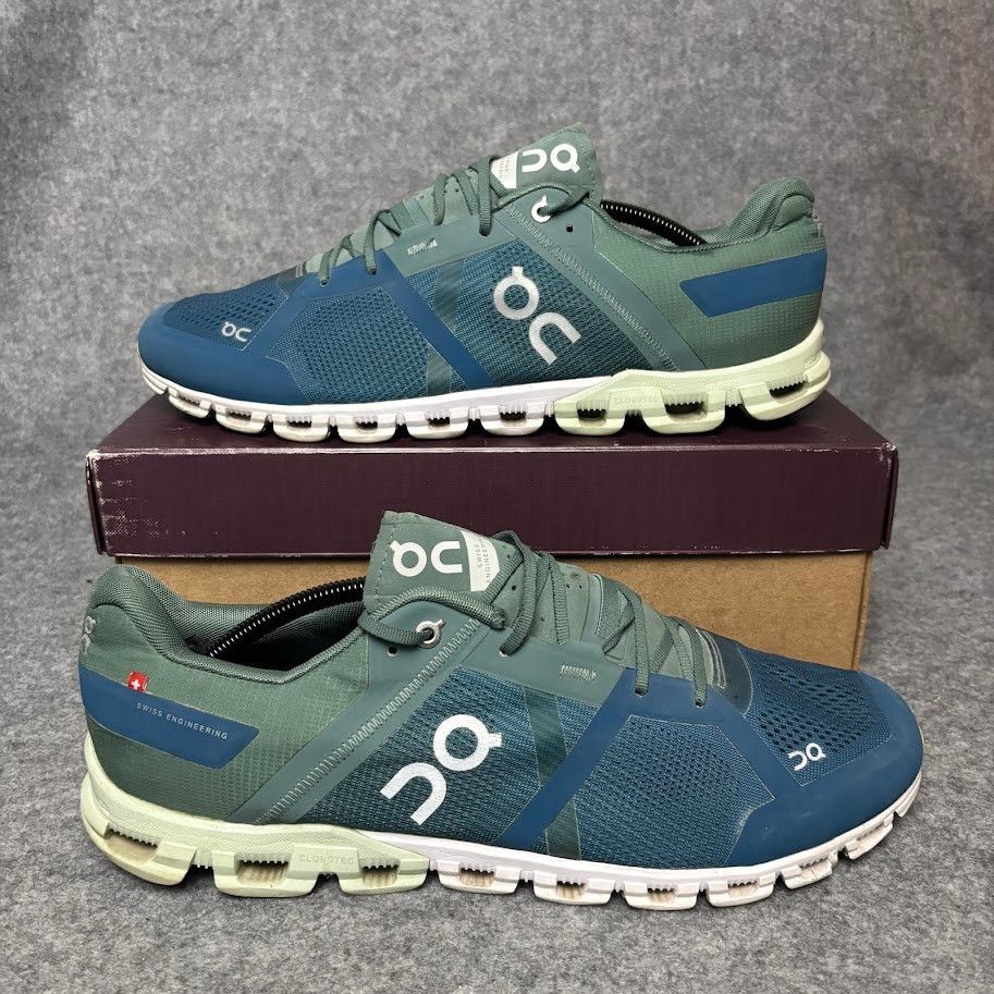 On On Cloudflow Blue Mesh Sneaker Running Shoes Men Size 13 US Size US 13 / EU 46 - 1 Thumbnail