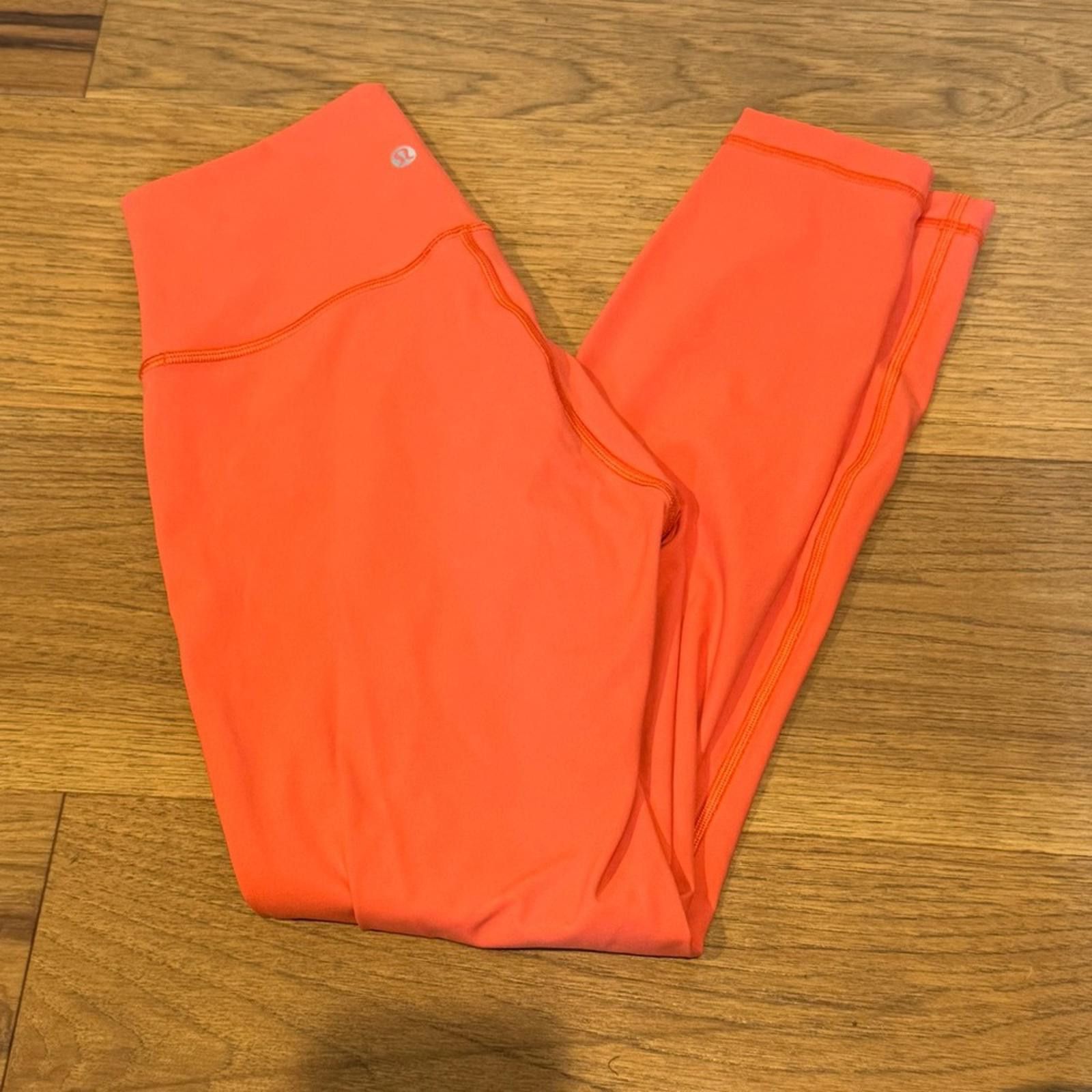 Lululemon Lululemon | Wunder Under High-Rise 25” Warm Coral Leggings Size 28" / US 6 / IT 42 - 1 Thumbnail