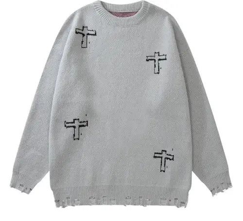 Designer × Japanese Brand Y2K Vintage Sweaters Streetwear Size US XL / EU 56 / 4 - 3 Thumbnail