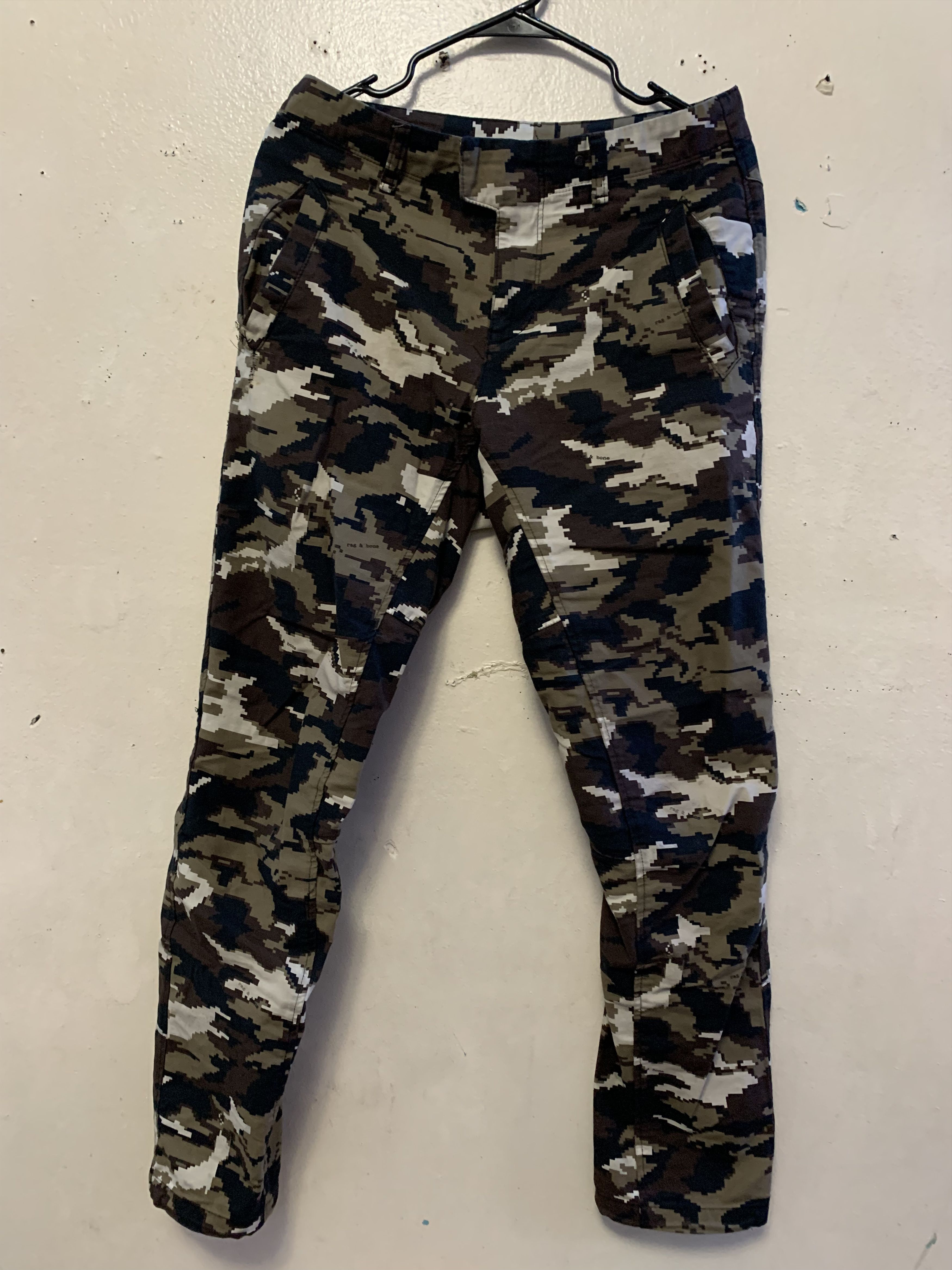 Rag & Bone RAG & BONE Desert Camo Pant ⊛ BROWN/BEIGE/WHITE ⊛ Flw/GtlyWn Size US 29 - 1 Thumbnail