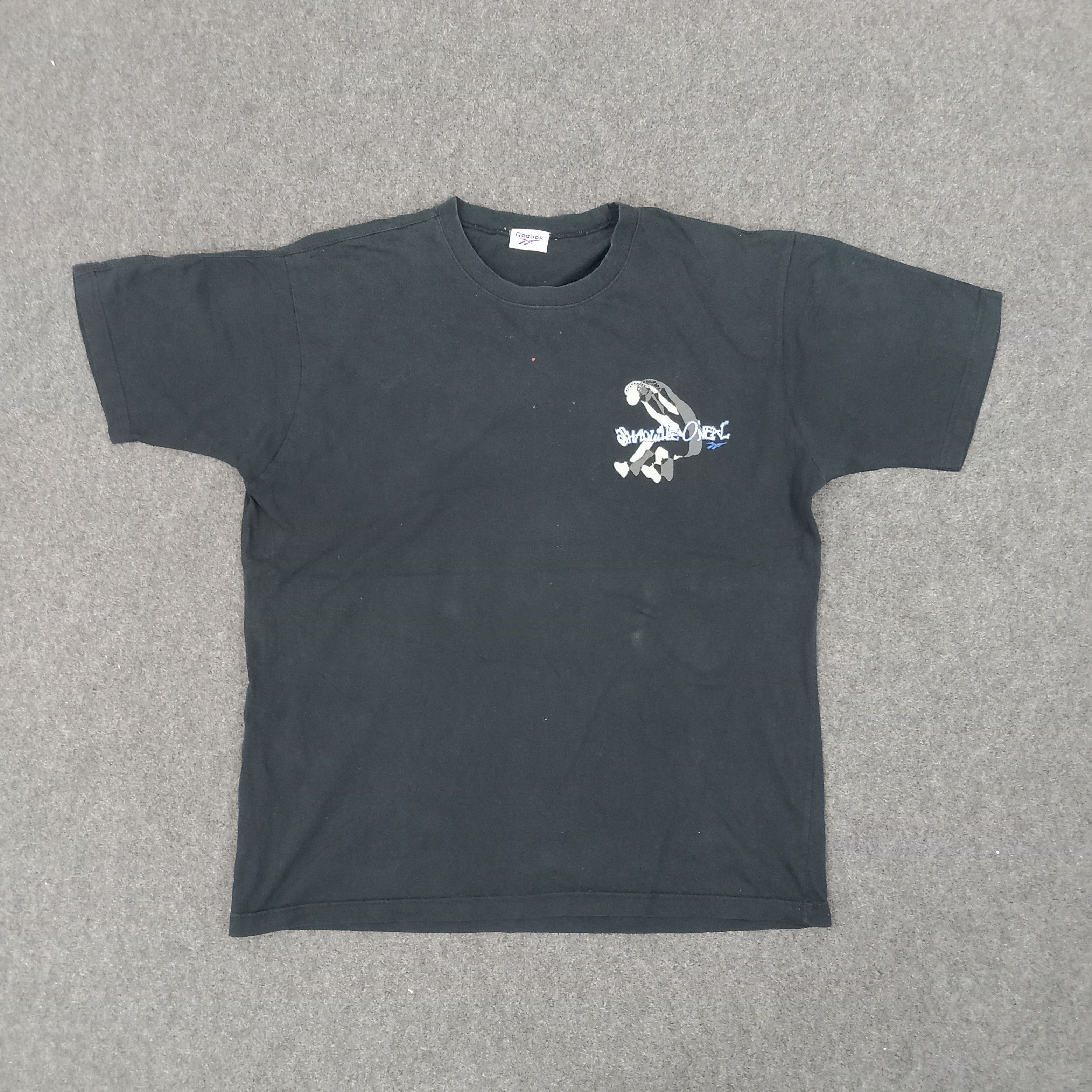 NBA × Reebok × Vintage Reebok Shaulie Oneal American NBA Players Tshirt Size US XL / EU 56 / 4 - 3 Thumbnail