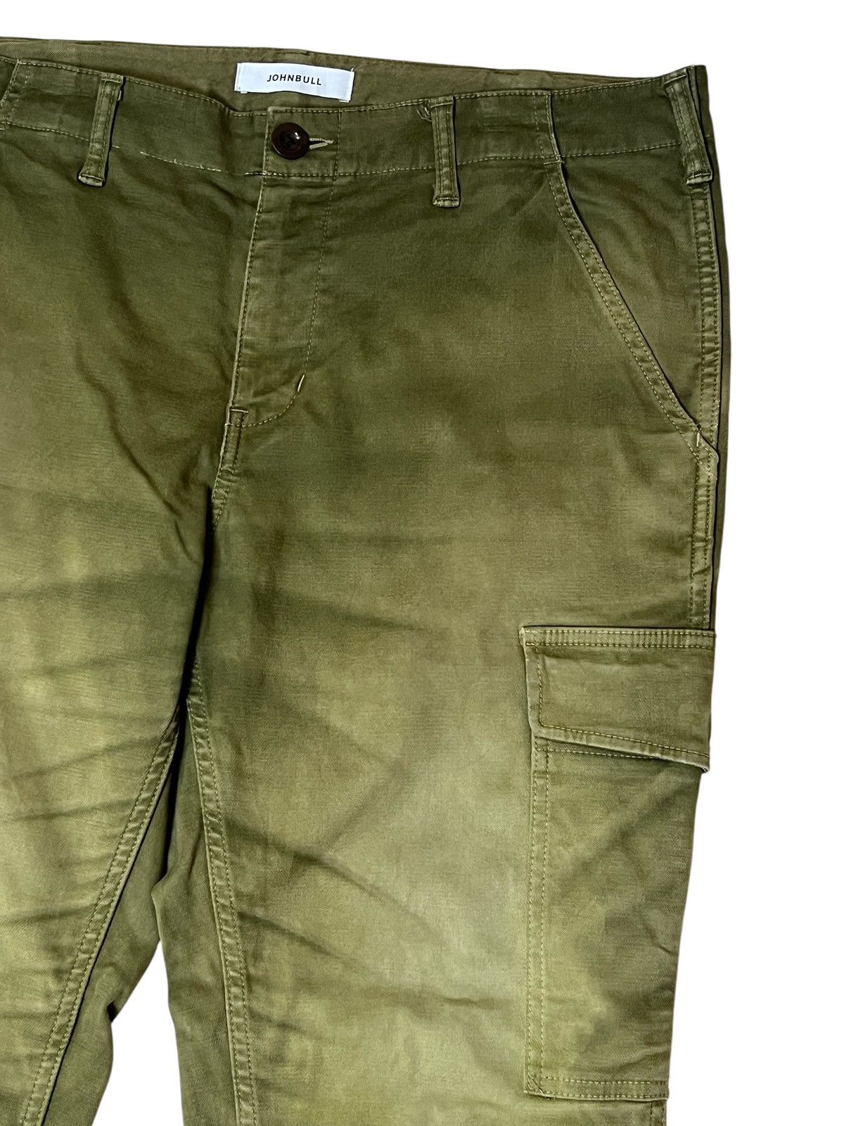Toyo Enterprises sick🔥Vintage JOHNBULL green army faded baker cargo pants Size US 35 - 5 Thumbnail