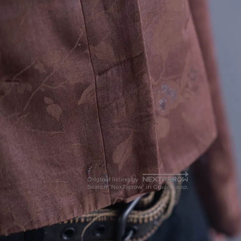 Kenzo Kenzo Brown floral silk jacket Size M / US 6-8 / IT 42-44 - 8 Thumbnail
