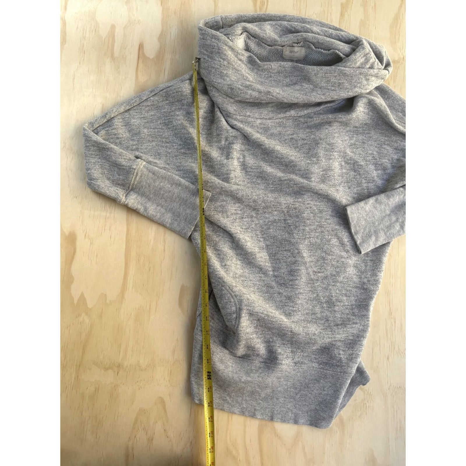 Vintage Aerie Sweater Womens Large Gray Cowl Neck Knit Long Sleeve Pullover Cozy Size L / US 10 / IT 46 - 3 Thumbnail