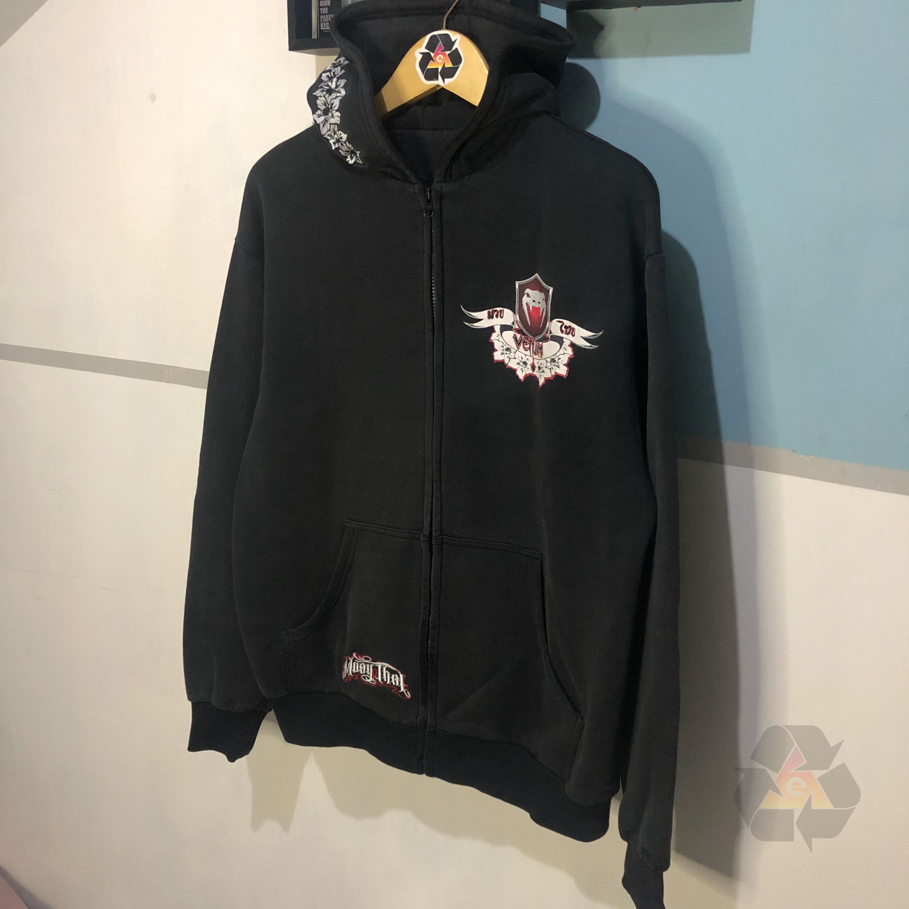 UFC × Vintage Venum Zip-Up Muay Thai Embroidered Y2K Size US L / EU 52-54 / 3 - 4 Thumbnail