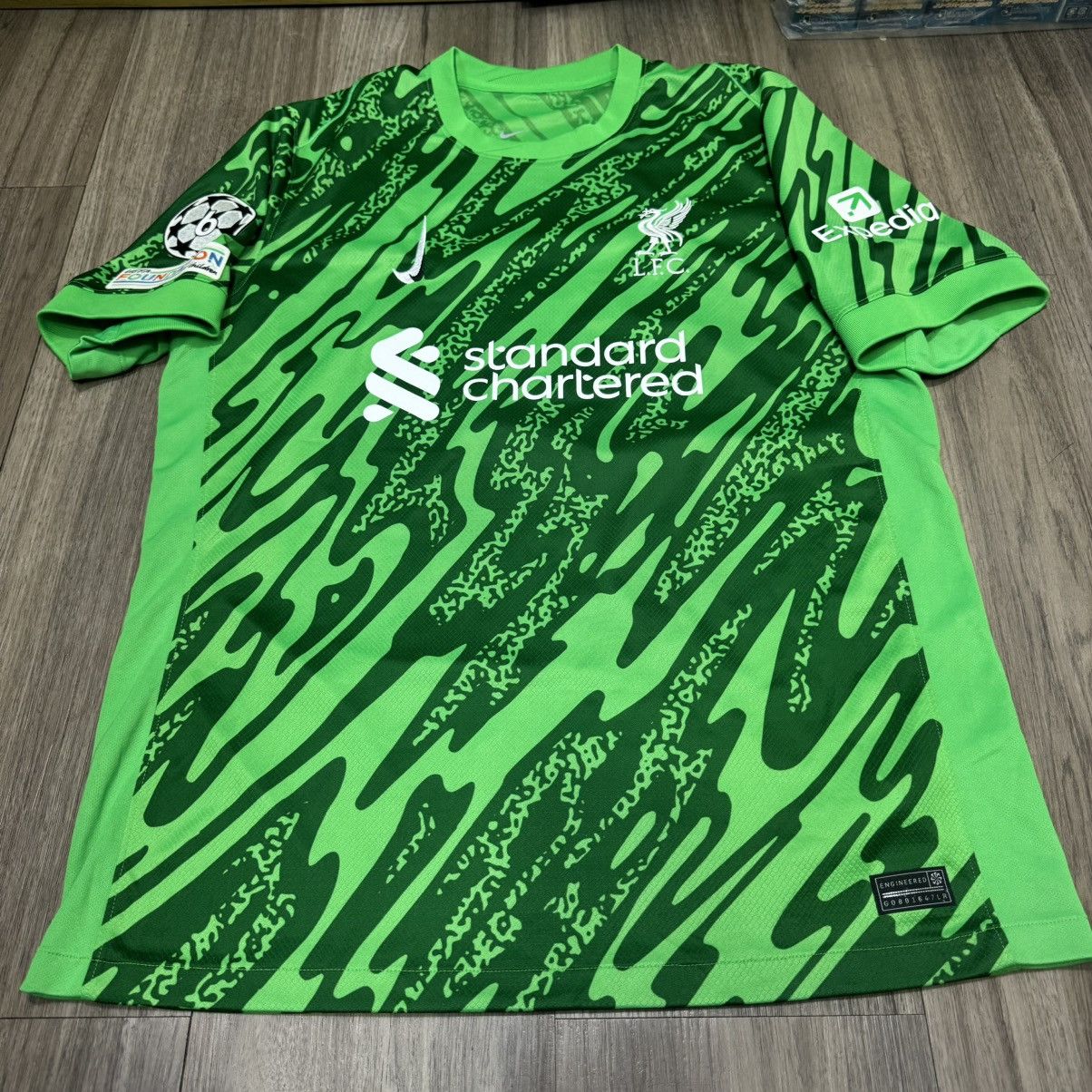 Nike Liverpool 24/25 C/L gk goalkeeper set #1 Becker Size US L / EU 52-54 / 3 - 2 Thumbnail