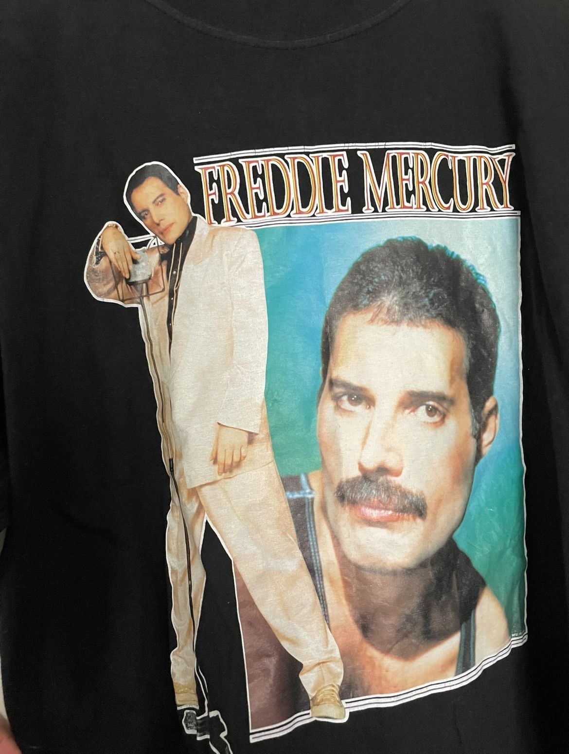 Band Tees × Vintage Freddie Mercury 1992 vintage T-shirt Size US M / EU 48-50 / 2 - 2 Thumbnail