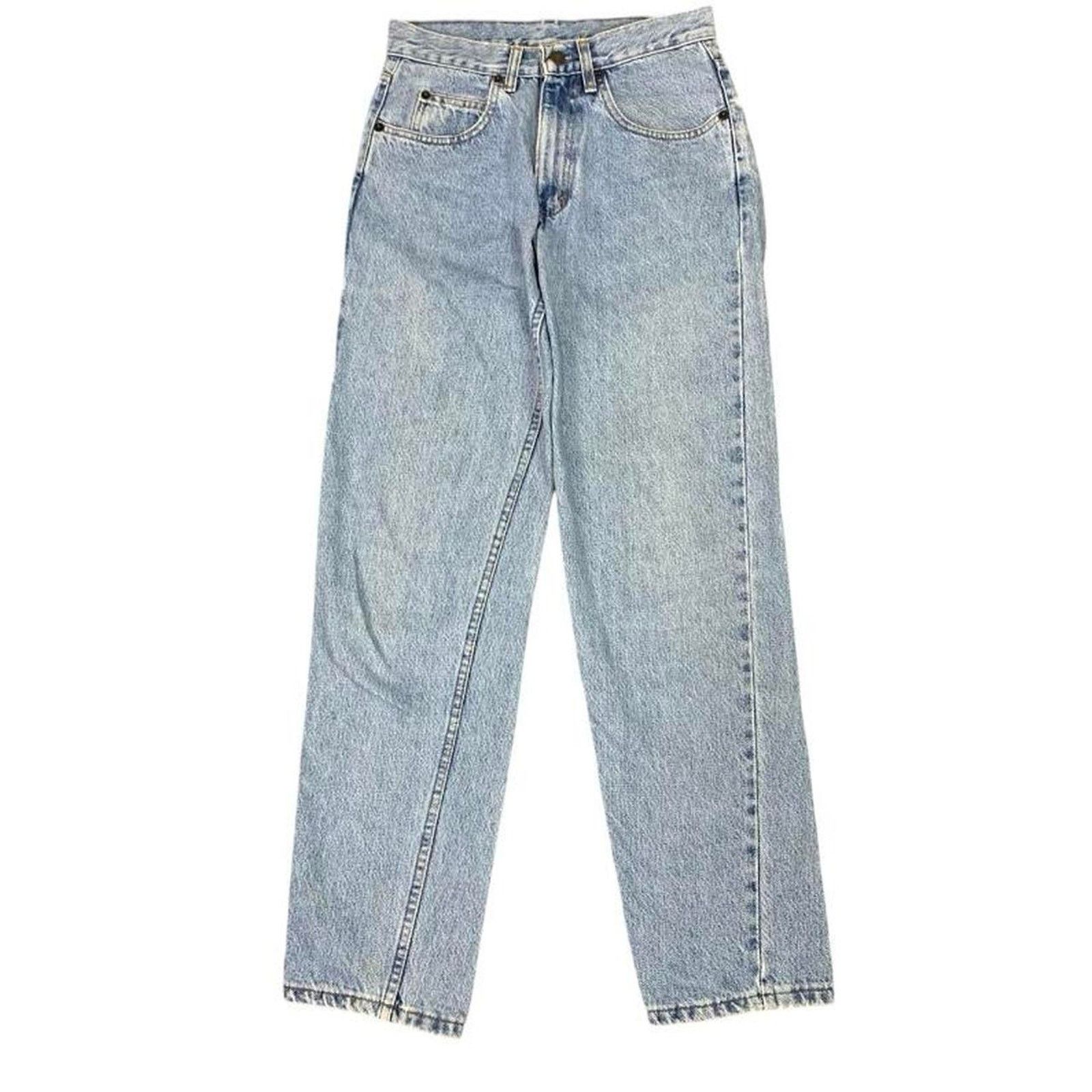 Gap × Vintage Vintage 90s GAP Women’s Light Wash Blue Jeans Size 28" / US 6 / IT 42 - 2 Thumbnail