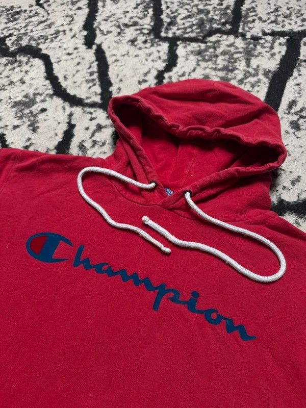 Champion Champion hoodie red blue M Size US M / EU 48-50 / 2 - 3 Thumbnail
