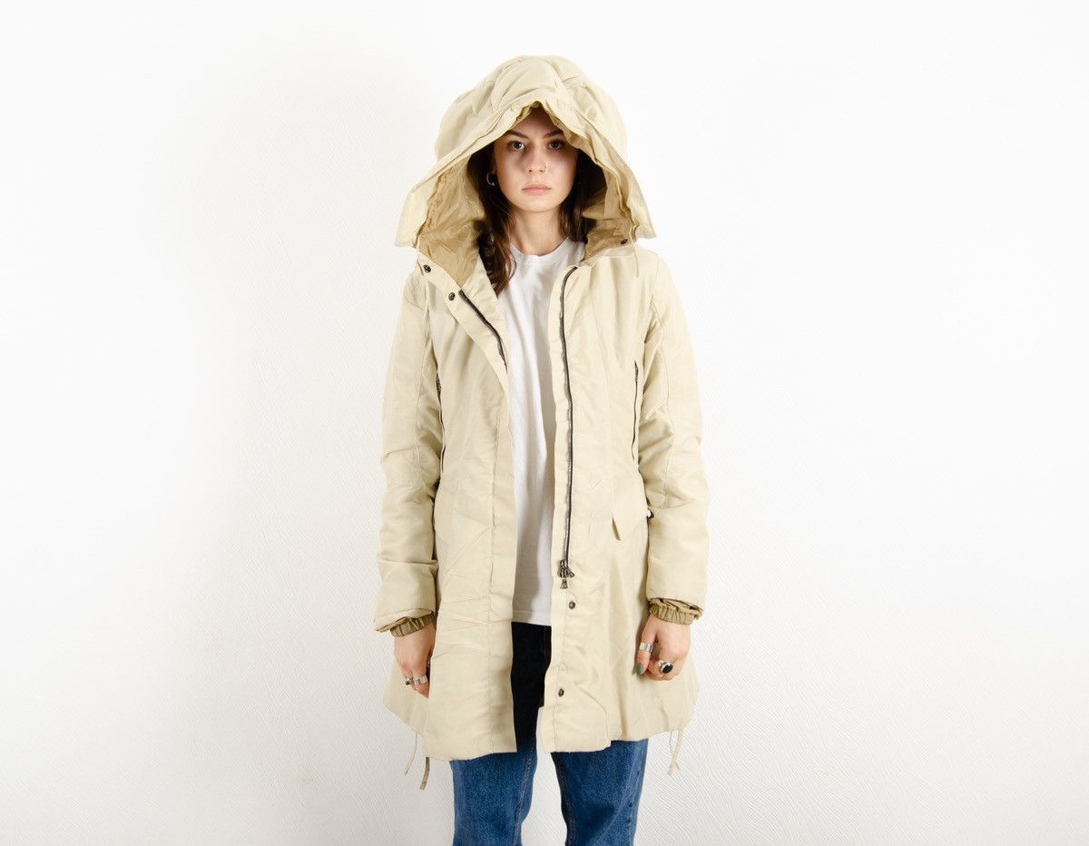 Marithe + Francois Girbaud Marithe Francois Girbaud Active Beige Long Parka Jacket Size M / US 6-8 / IT 42-44 - 1 Thumbnail