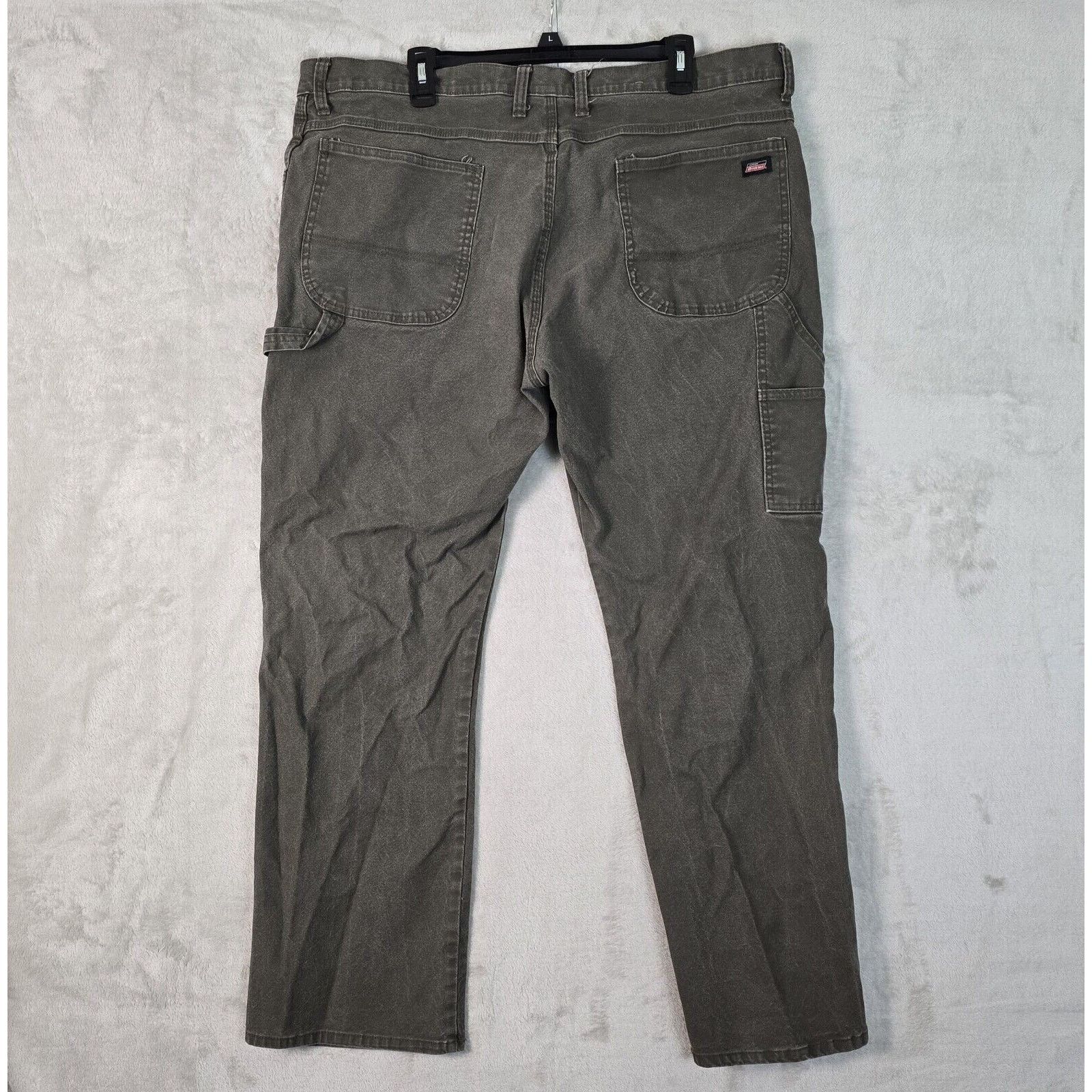 Dickies Dickies Men's 40X32 Canvas Carpenter Pants Relaxed Fit Gray Size US 40 / EU 56 - 5 Thumbnail