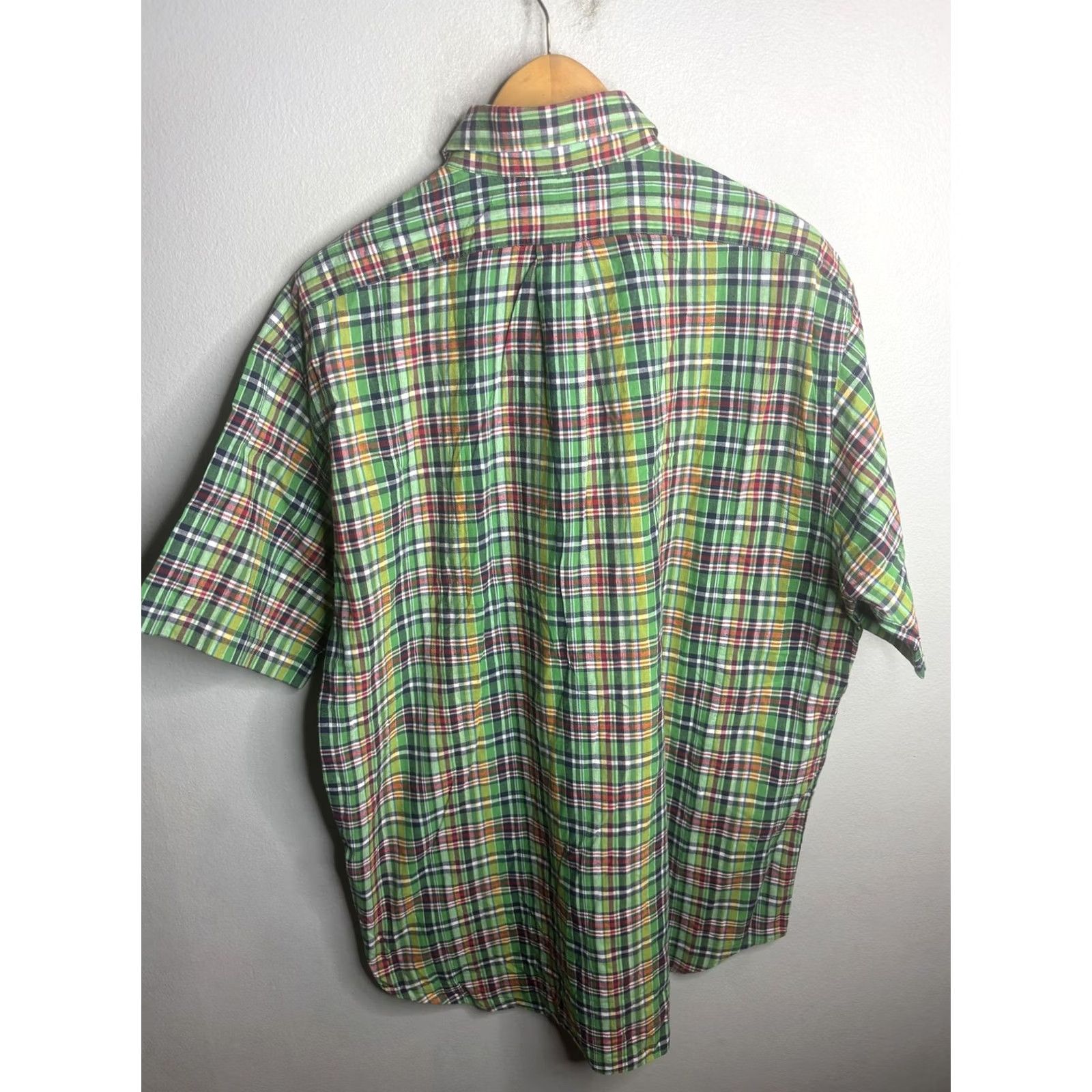 Ralph Lauren Ralph Lauren Shirt Mens Large Green Madras Plaid Button Down Blake Size US L / EU 52-54 / 3 - 4 Thumbnail