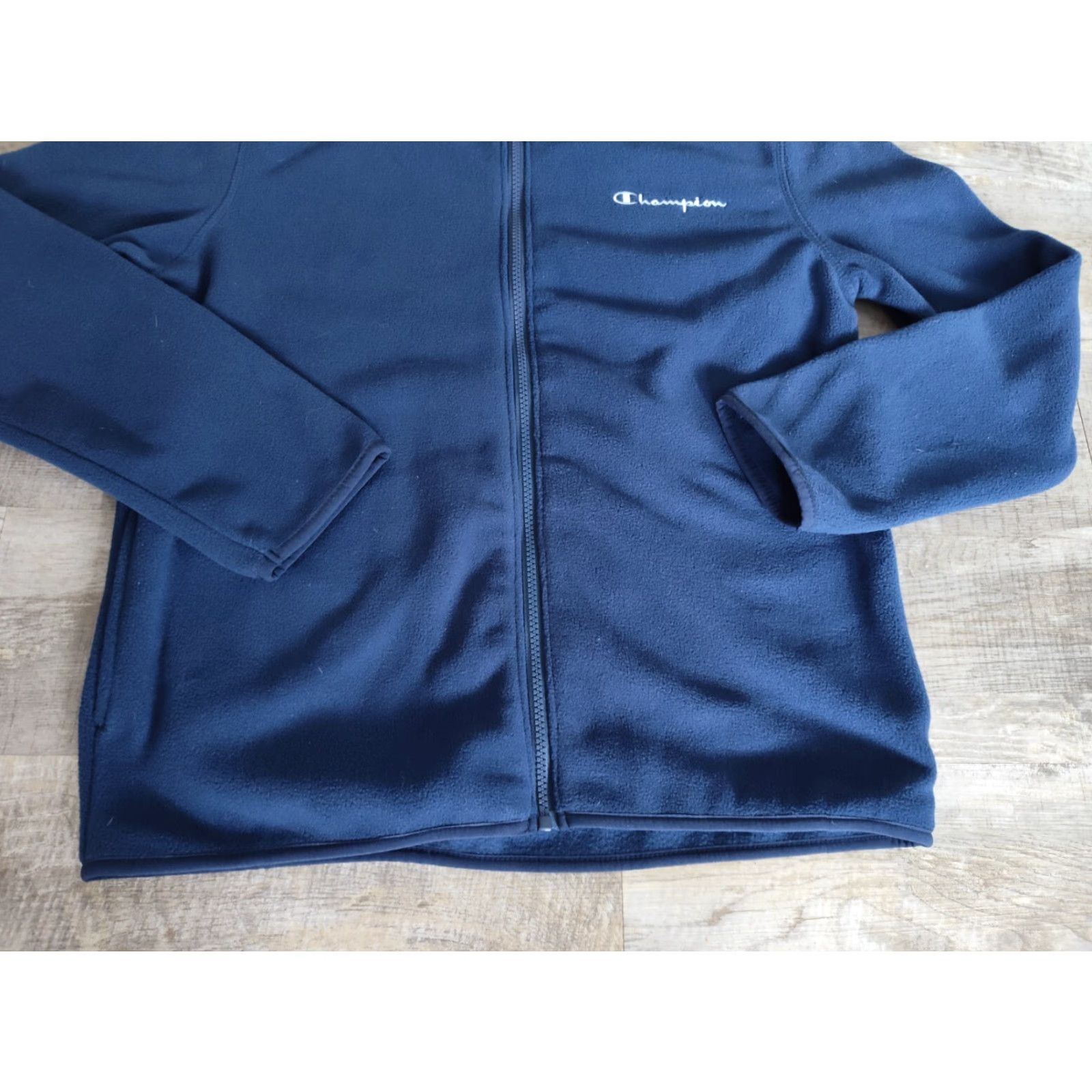 Champion Champion Polar Fleece Full Zip Jacket Women's Navy Blue Size M NWT NEW Size M / US 6-8 / IT 42-44 - 2 Thumbnail