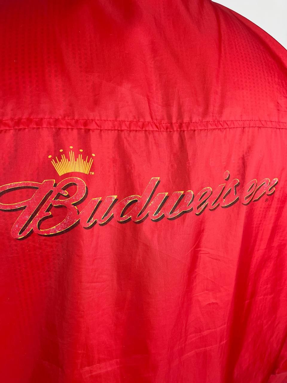 Budweiser × Vintage Manchester United Budweiser Offical Beer Red Jacket (0575) Size US L / EU 52-54 / 3 - 7 Thumbnail