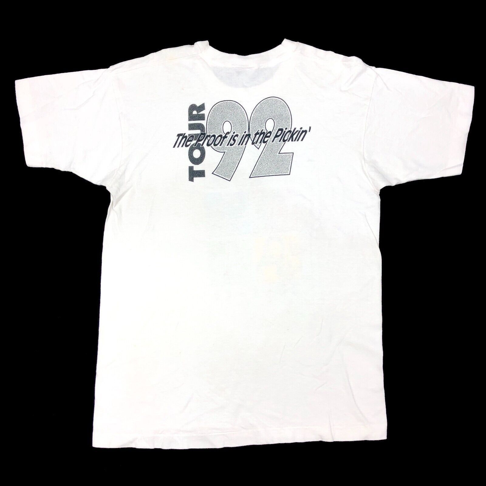 Vintage Vintage 1992 Diamond Rio Signed Tour Tee T Shirt White Size US L / EU 52-54 / 3 - 6 Thumbnail