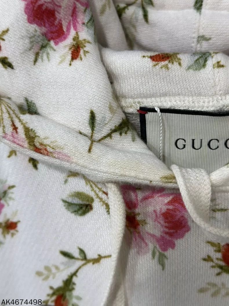 Gucci Floral Print Hoodie by Gucci-2506 Size S / US 4 / IT 40 - 6 Thumbnail