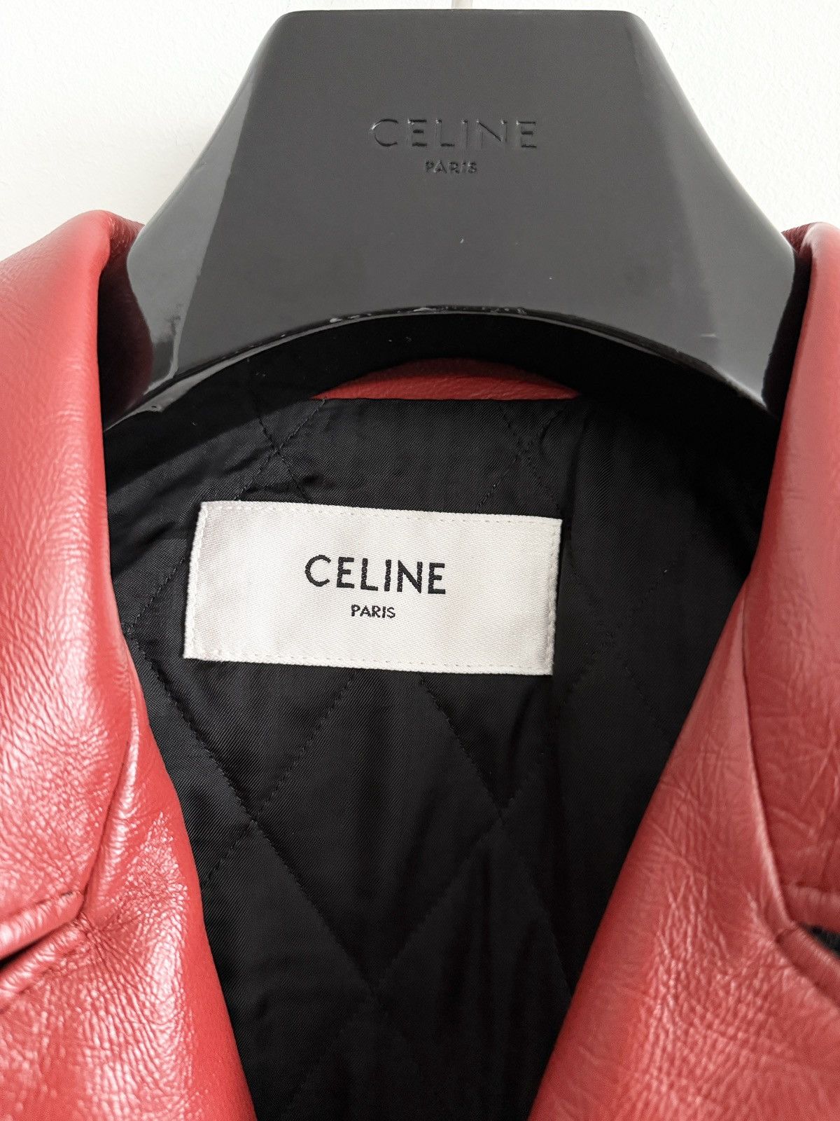 Celine HOLY GRAIL! Celine Runway Studded Leather Biker Jacket Size US M / EU 48-50 / 2 - 8 Thumbnail