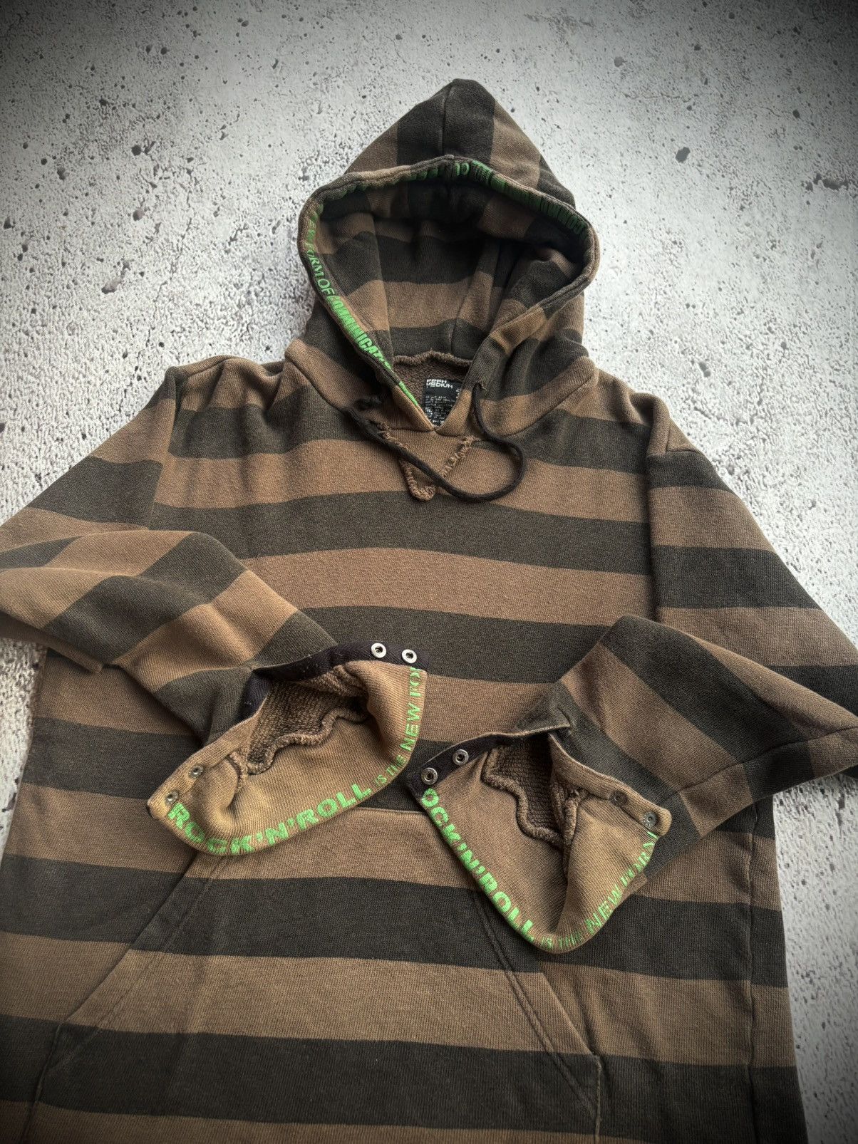 PPFM PPFM Rock 'N Roll Stripe Hoodie Size US M / EU 48-50 / 2 - 2 Thumbnail