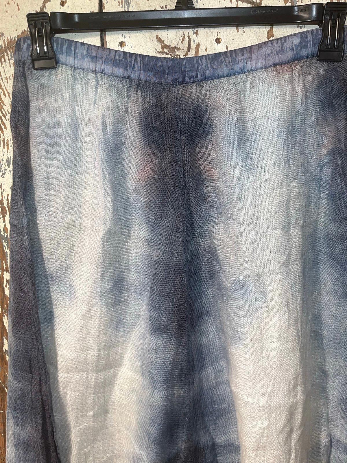 Designer Chrzaszcz Inc. skirt linen Midi length, size Medium Size 32" / US 10 / IT 46 - 3 Thumbnail