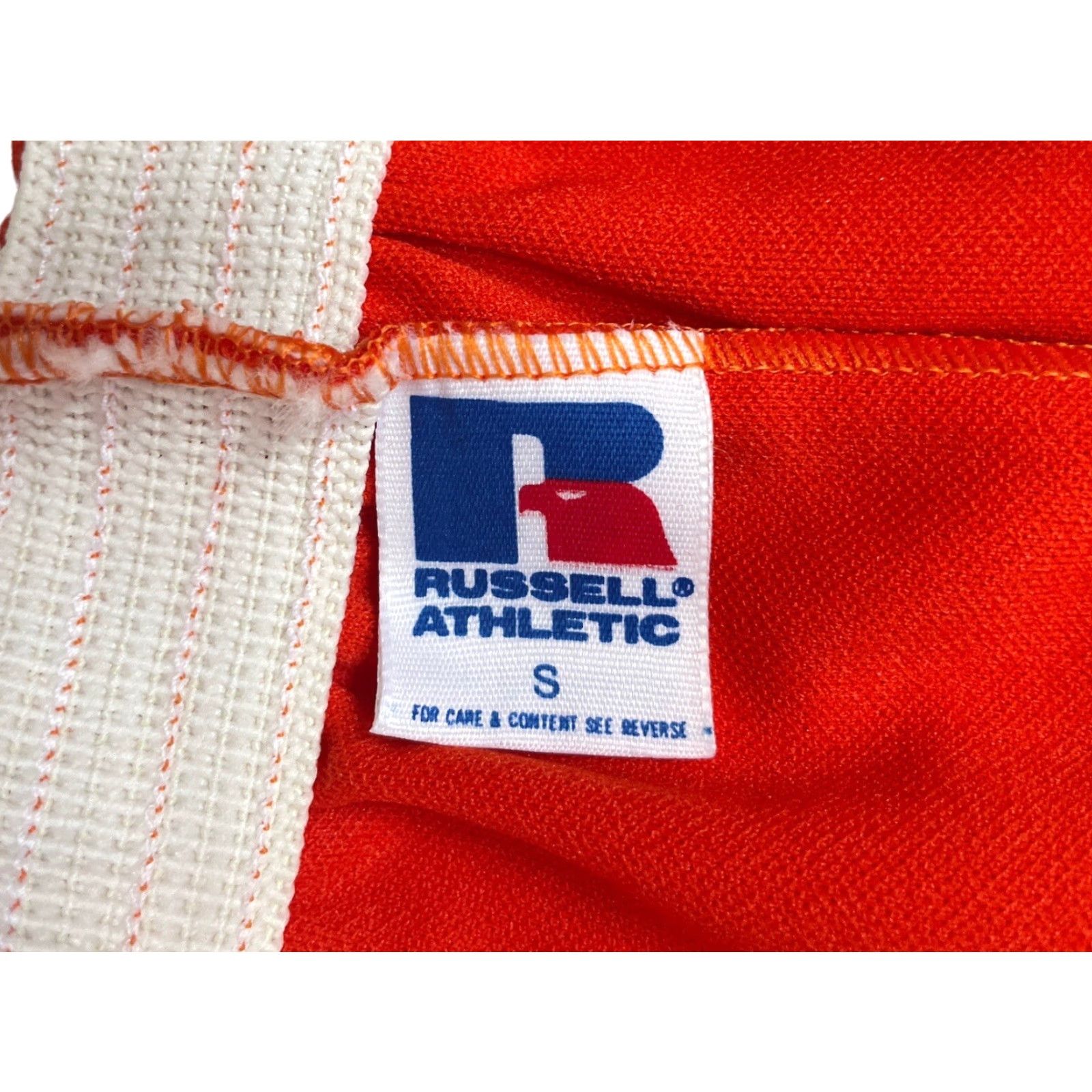 Russell Athletic VINTAGE Russell Athletic gym shorts Mens S orange 90s deadstock NWOT USA Elastic Waist Athletic Unworn Size US 29 - 4 Thumbnail
