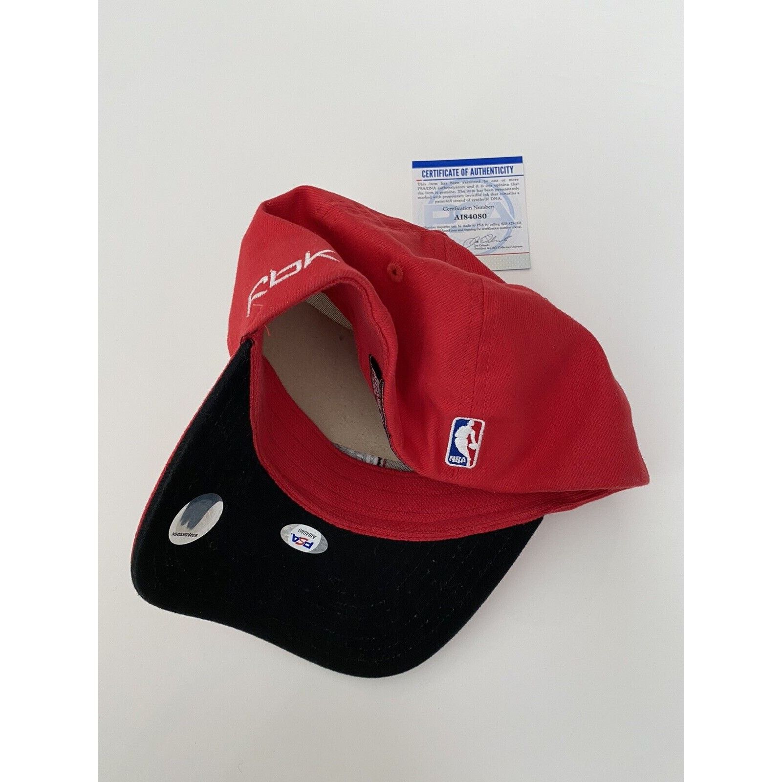 Reebok Yao Ming Signed Reebook 2006 Houston NBA All Star Hat PSA Size ONE SIZE - 4 Thumbnail