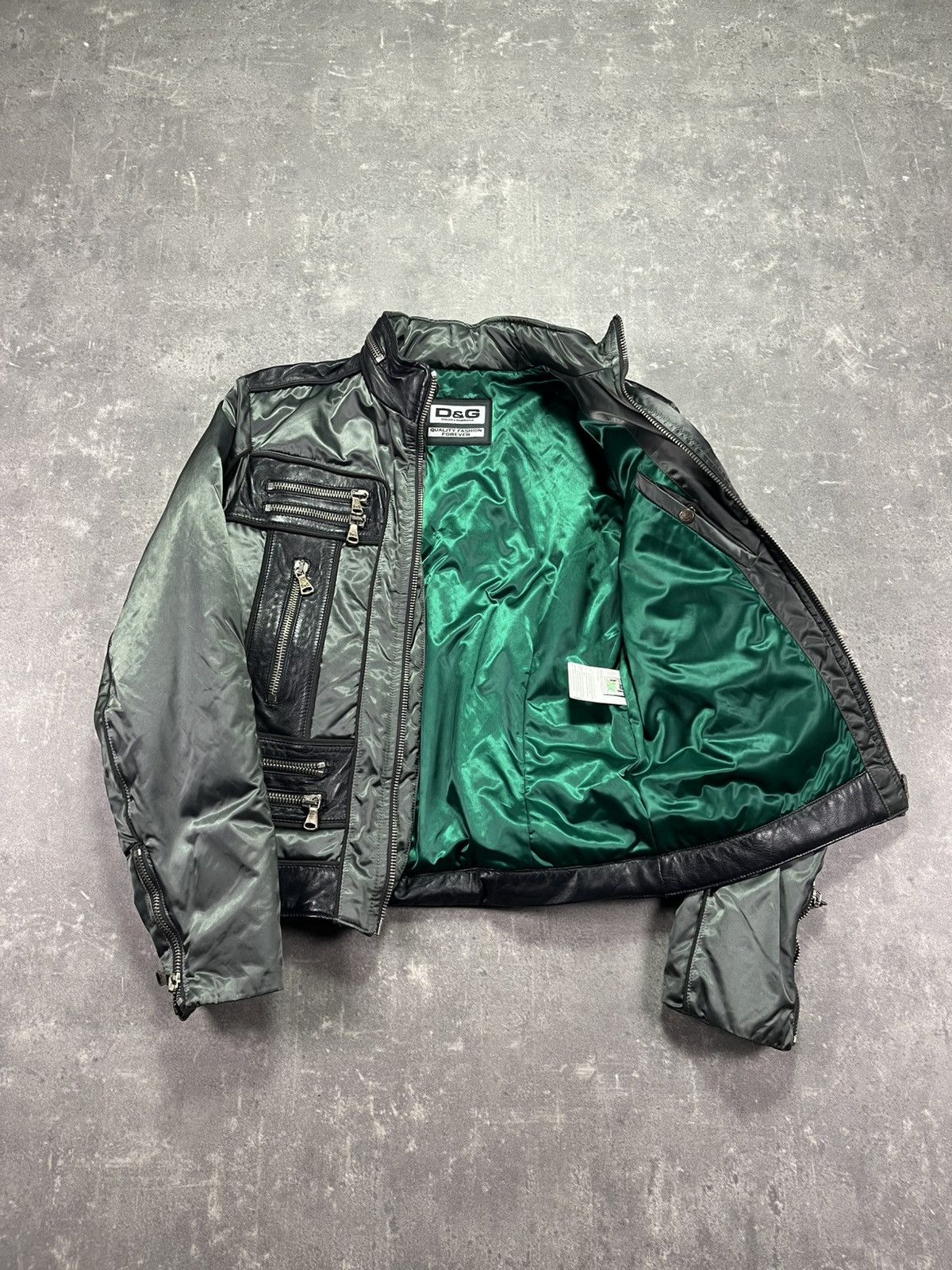 Dolce & Gabbana Dolce Gabbana FW 2007 Multi Zipper Cargo Leather Jacket 50 Size US M / EU 48-50 / 2 - 12 Thumbnail