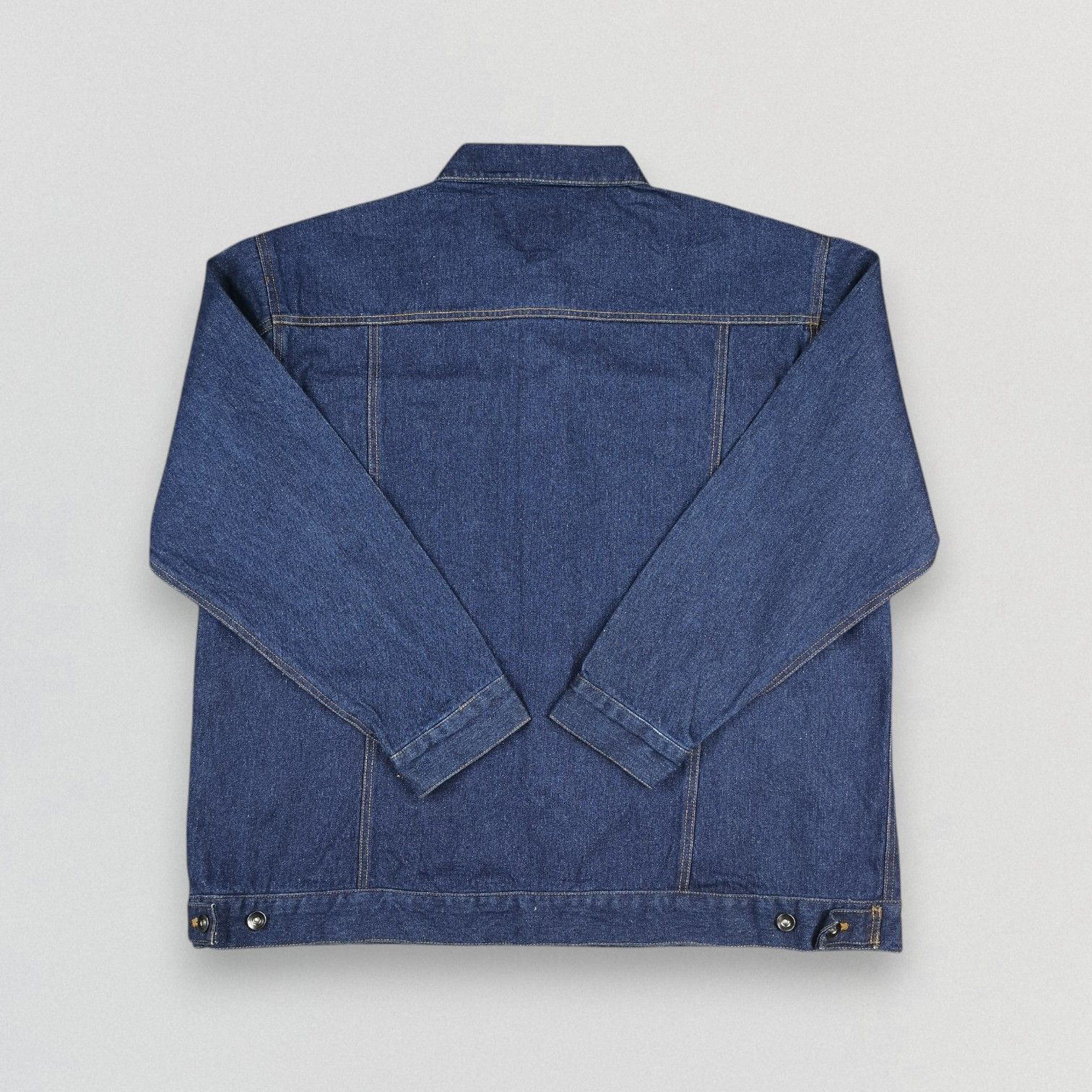 Vintage Tom Jeans Blue Wash Denim Trucker Jacket Size US L / EU 52-54 / 3 - 2 Thumbnail