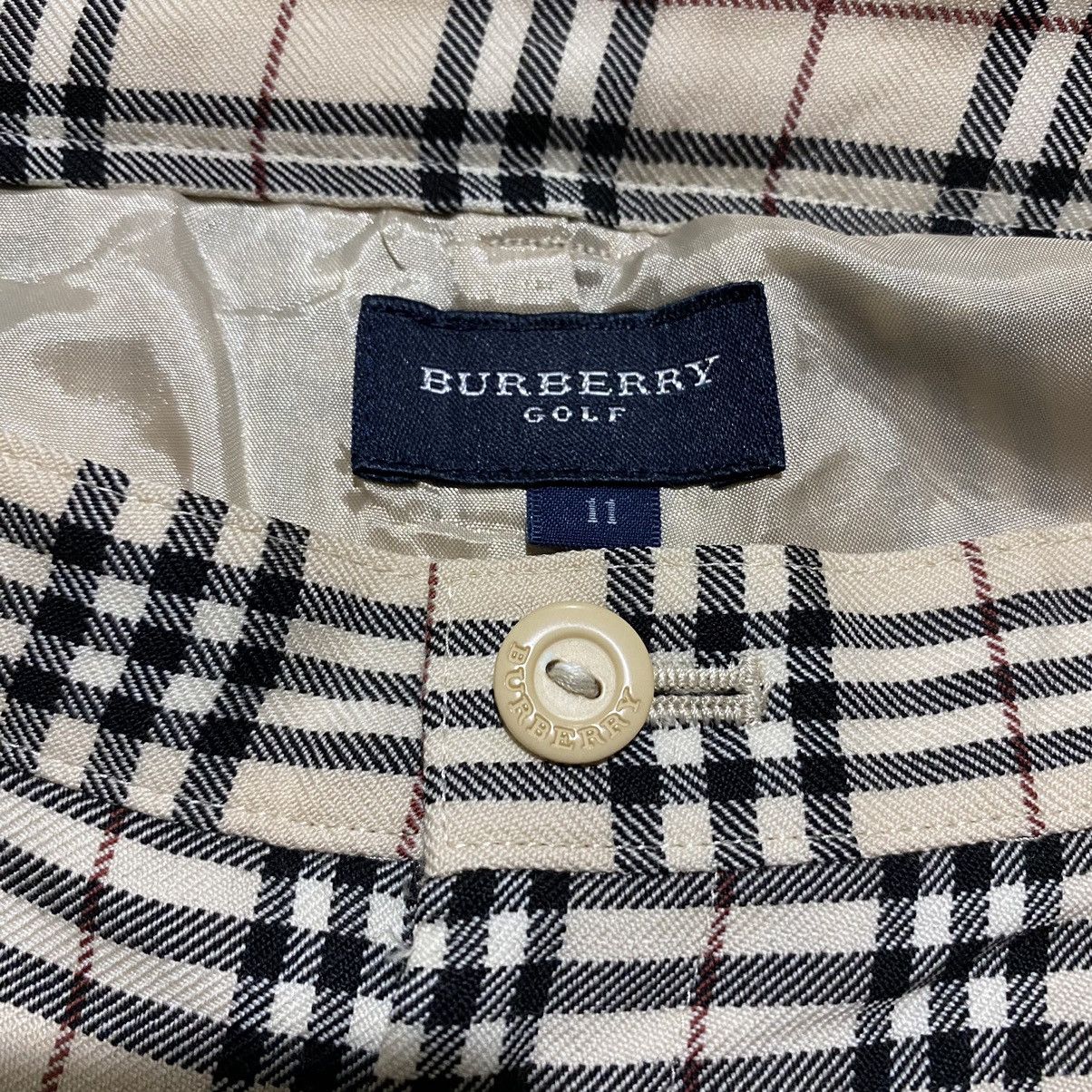 Burberry × Vintage Vintage Y2k Burberry Golf Womens Check Nova Trousers Pants Size 27" / US 4 / IT 40 - 4 Thumbnail