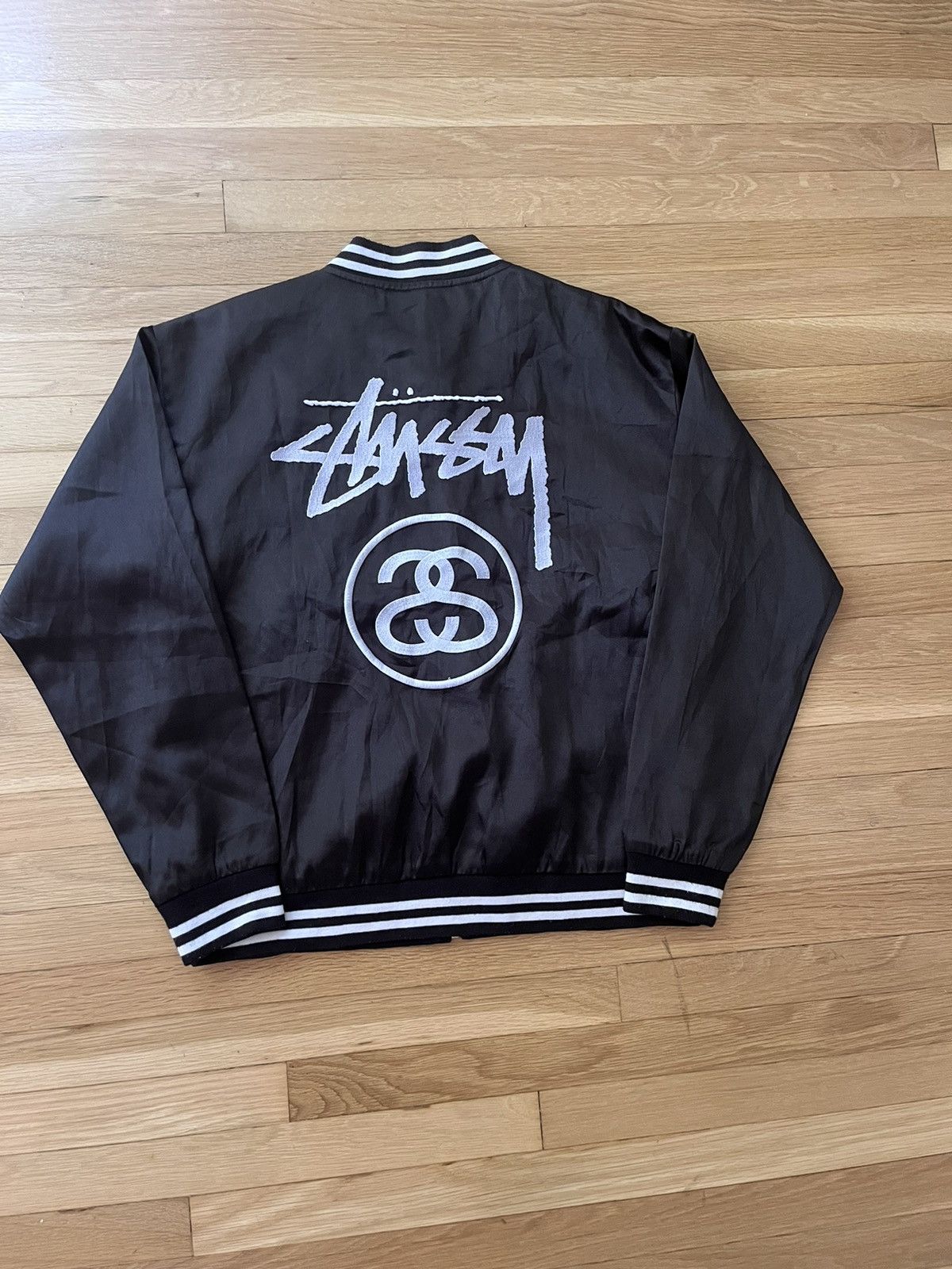 Stussy Stussy Double S Satin Women’s Jacket Size US M / EU 48-50 / 2 - 3 Thumbnail