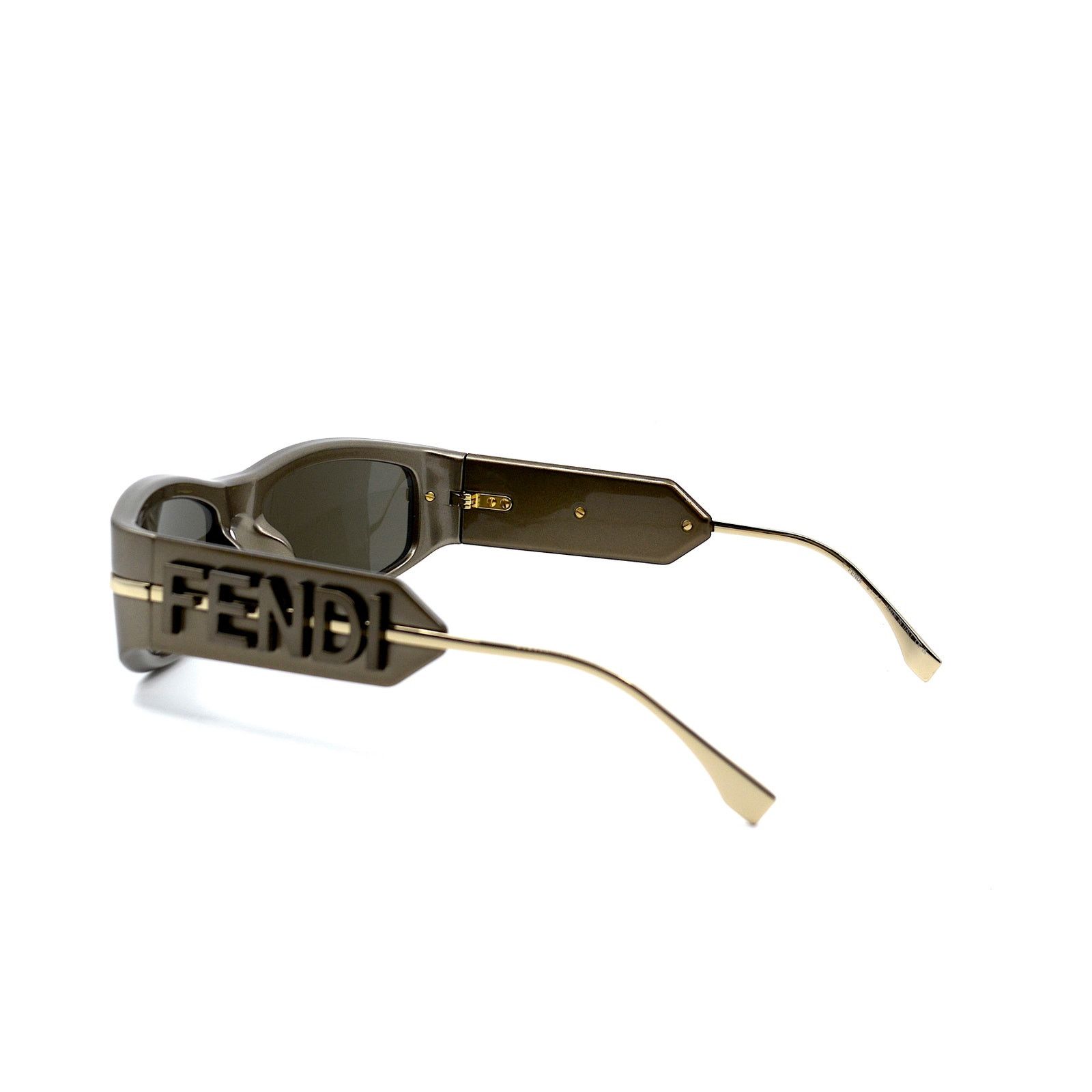 Fendi NEW FENDI FE40120I 45E SHINY BROWN AUTHENTIC SUNGLASSES Size ONE SIZE - 6 Thumbnail