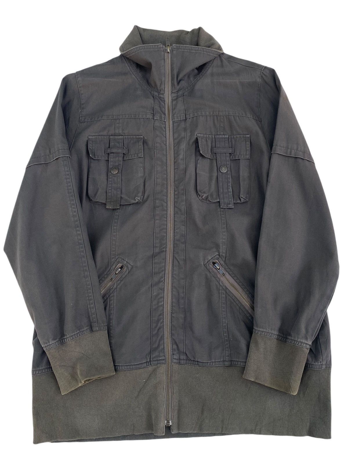 Japanese Brand Vtg Jacket Zipper Military Style Size US M / EU 48-50 / 2 - 1 Thumbnail