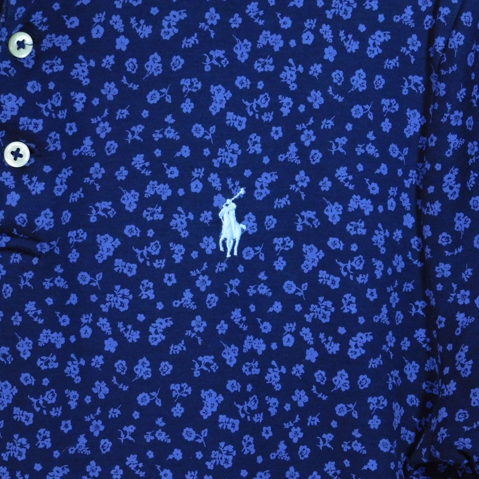 Polo Ralph Lauren Polo Ralph Lauren Custom Slim Fit Floral Blue Shirt Size M Size US M / EU 48-50 / 2 - 4 Thumbnail