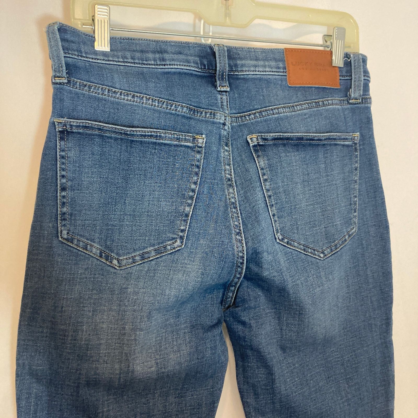 Lucky Brand Lucky Brand Ava Blue Denim Mid Rise Skinny Ankle Jeans Size 30" / US 8 / IT 44 - 8 Thumbnail