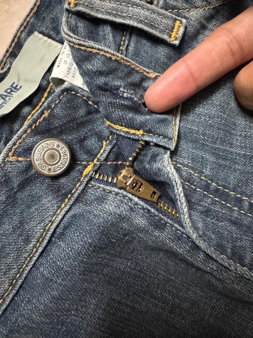 Vintage FLARED 90’S Style Gap Mudwash Distressed Flare Denim Jean Size US 30 / EU 46 - 9 Thumbnail