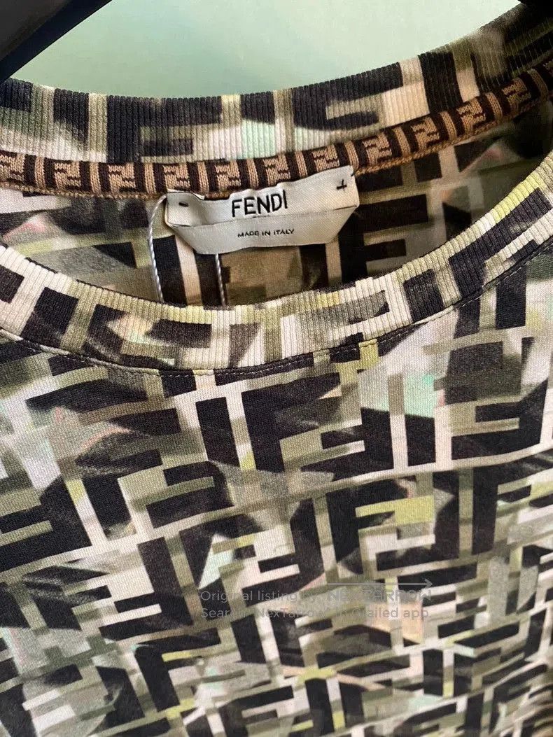Fendi Fendi Double F Logo Short Sleeve T. Size US M / EU 48-50 / 2 - 3 Thumbnail
