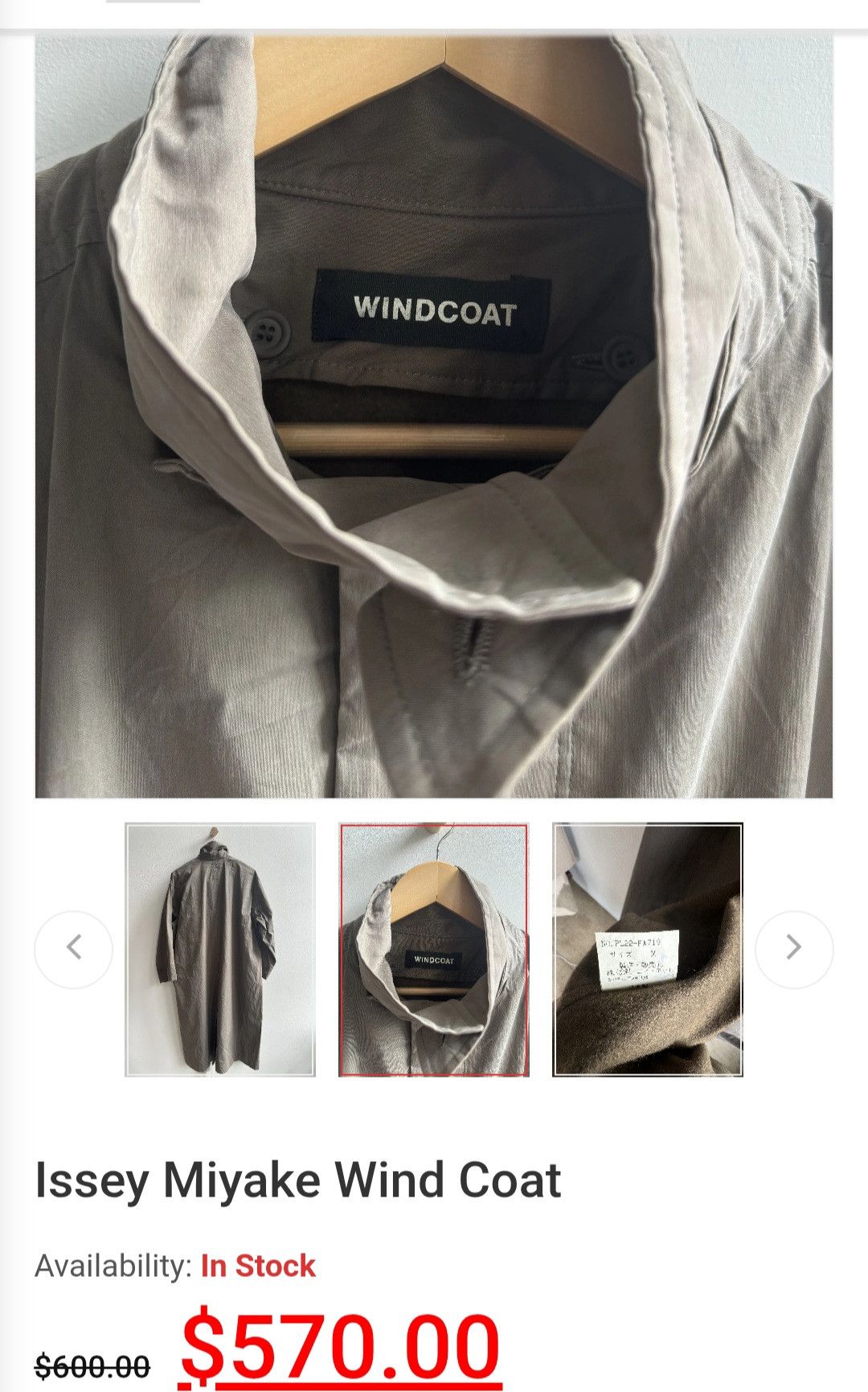 Issey Miyake 80's 90's Issey Miyake Windcoat plisse reversible coat Size US M / EU 48-50 / 2 - 20 Thumbnail