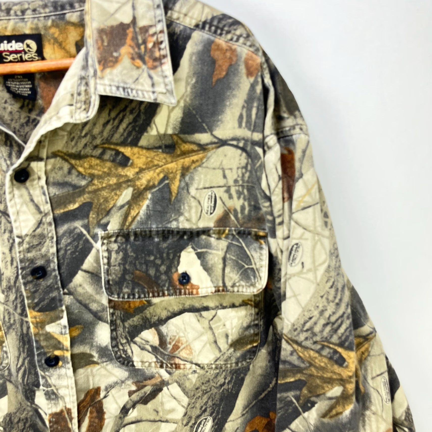Vintage VINTAGE Tree Camo Real Button-Up Long Sleeve Shirt 2XL Size US XXL / EU 58 / 5 - 3 Thumbnail