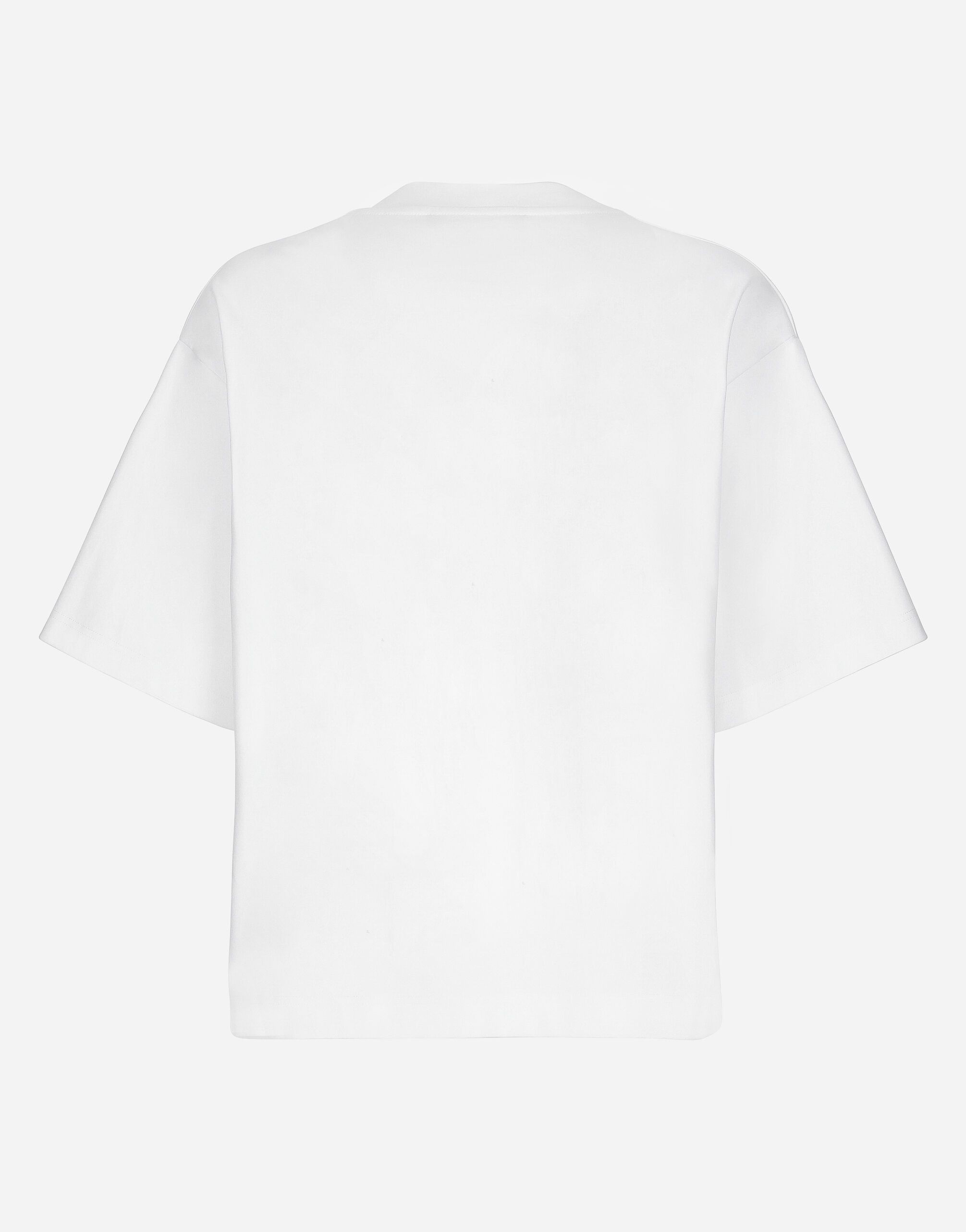 Dolce & Gabbana o1y0925 Crewneck T-Shirt in White Size S / US 4 / IT 40 - 3 Thumbnail