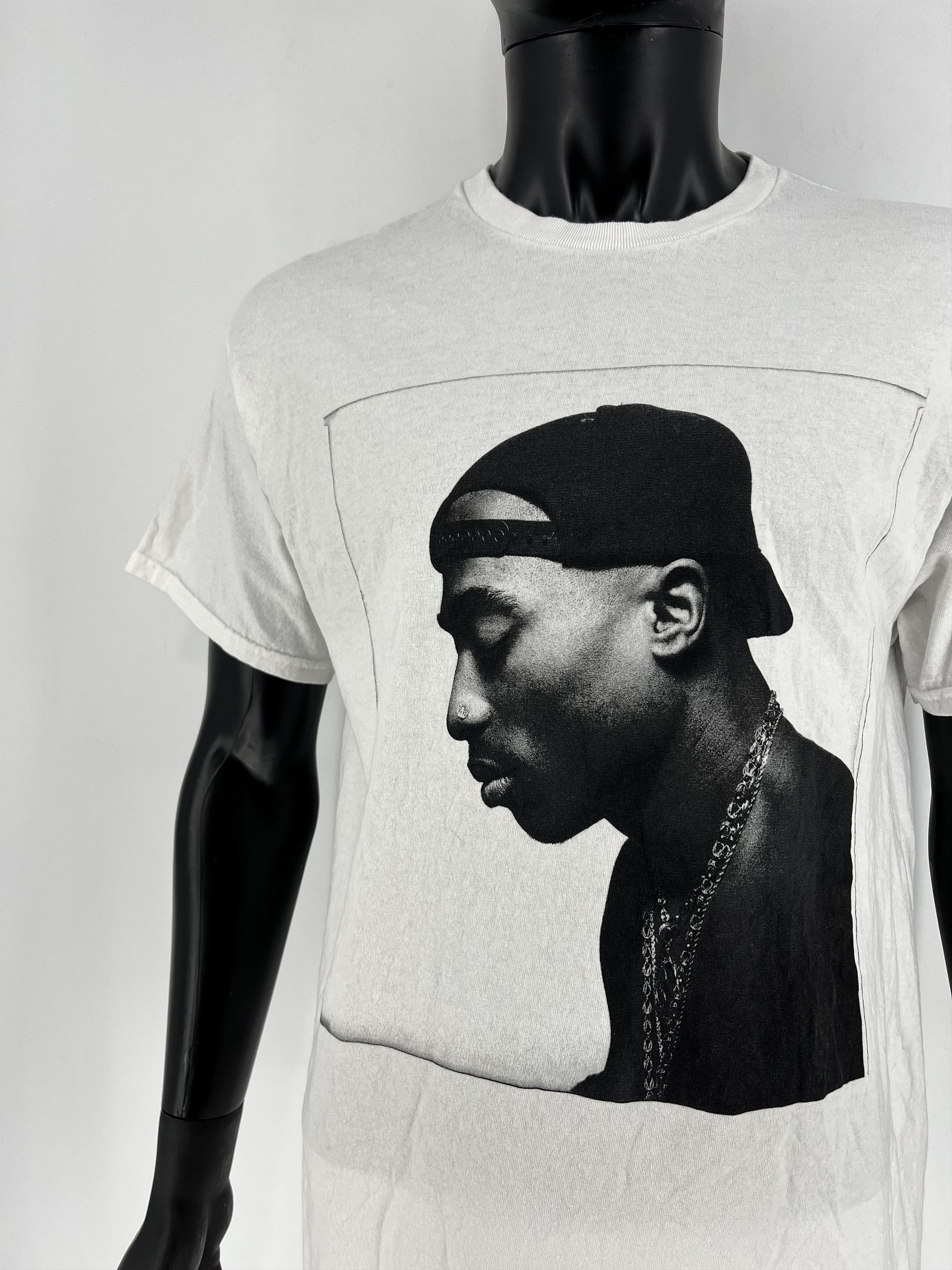 Band Tees Vintage Y2K 2PAC Tupac Shakur HipHop Rap Tee Size M Size US M / EU 48-50 / 2 - 6 Thumbnail
