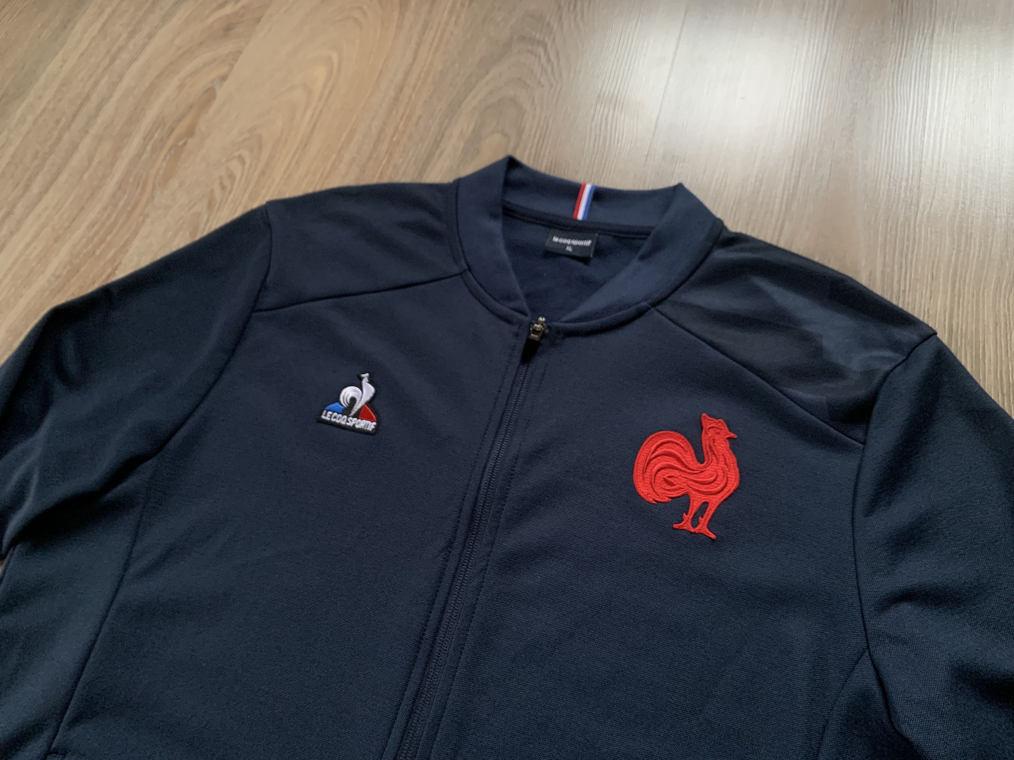 Le Coq Sportif Le Coq Sportif FFR Presentation France Rugby Sweatshirt Size US XL / EU 56 / 4 - 4 Thumbnail