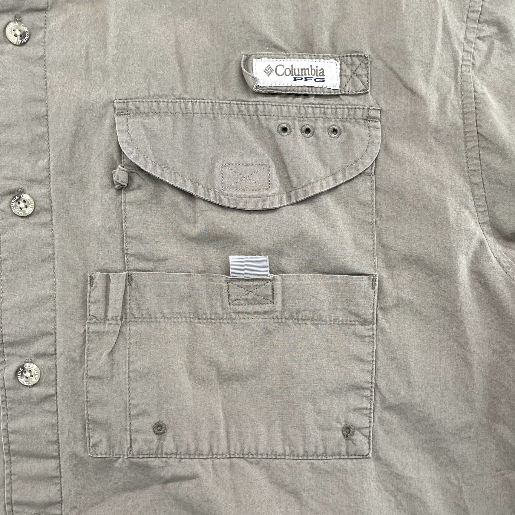Vintage VINTAGE Columbia PFG Shirt Men Med Safari Fishing Utility Outdoor Hunt Camp Gorp Shirt Mens Size US M / EU 48-50 / 2 - 3 Thumbnail
