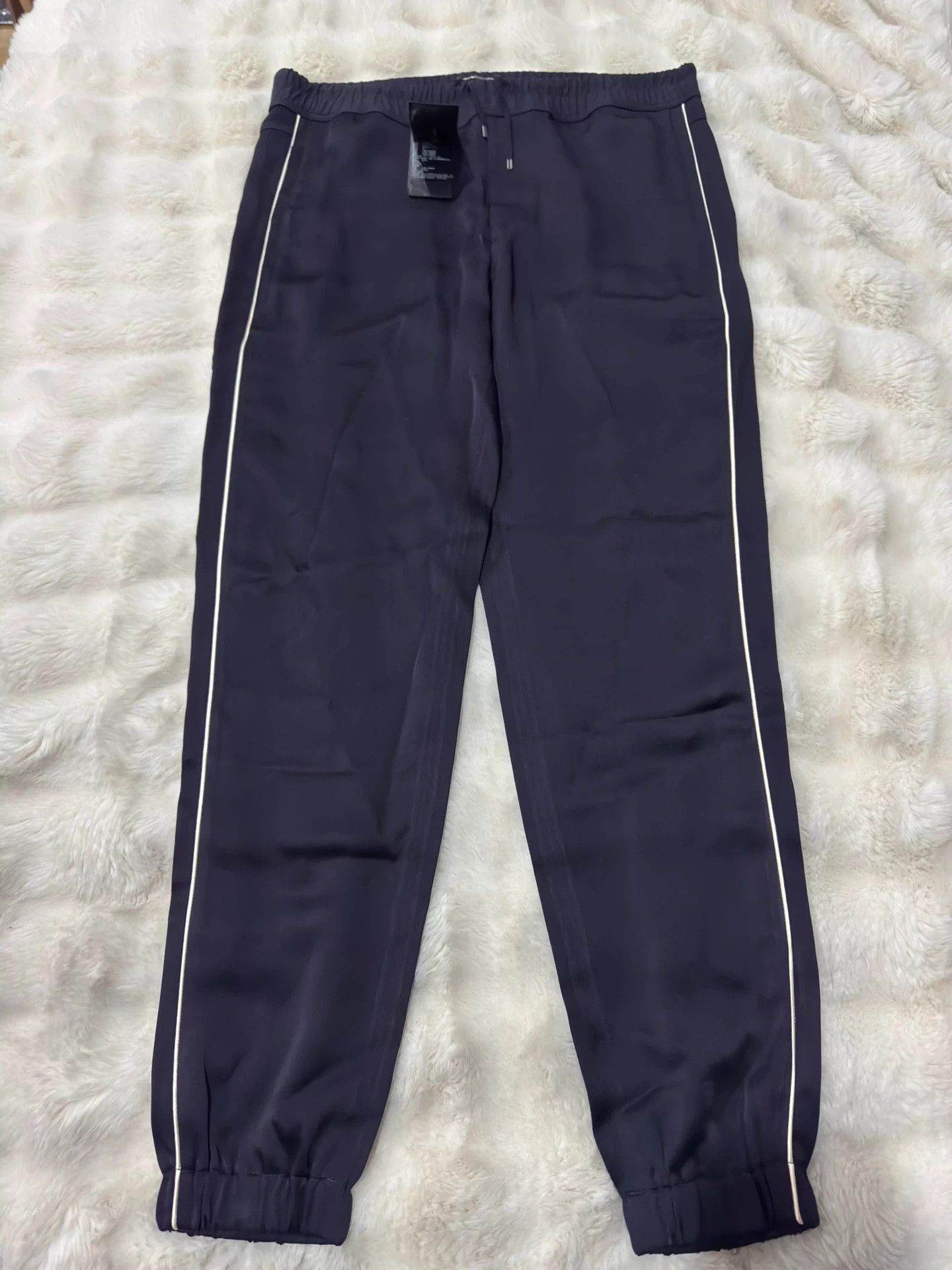 Yves Saint Laurent YSL Satin Navy Blue Chinos 50 Size US 34 / EU 50 - 1 Thumbnail